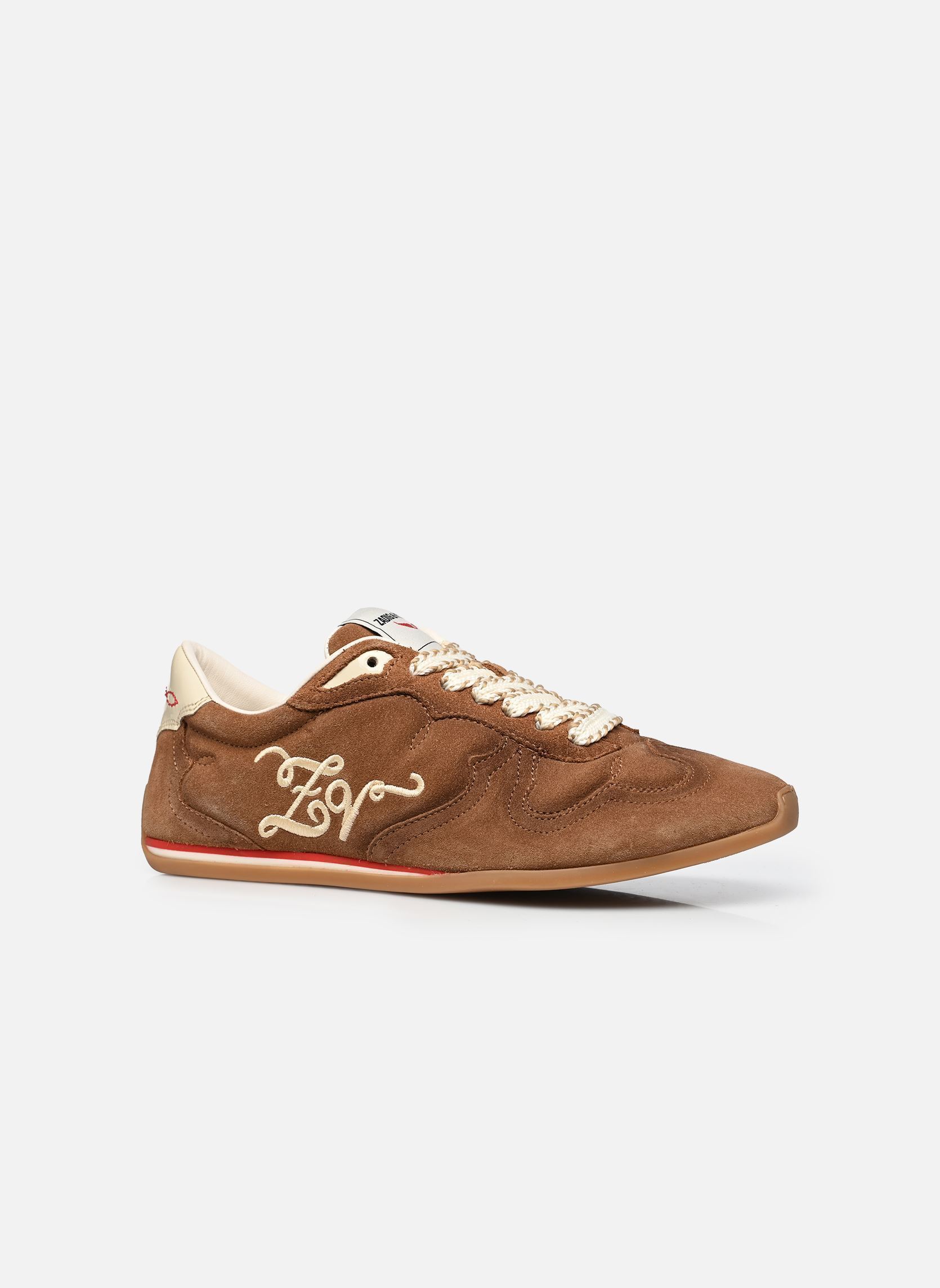 Lage sneakers ZV DANCE SUEDE dames bruin Zadig & Voltaire Lage sneakers ZV DANCE SUEDE dames bruin COGNAC