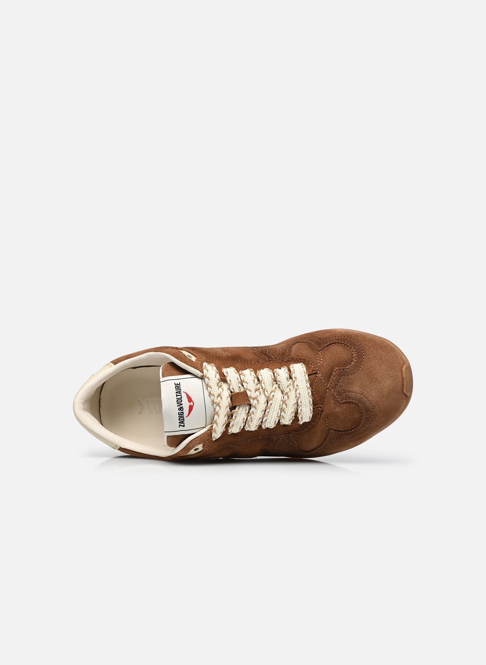 Lage sneakers ZV DANCE SUEDE dames bruin Zadig & Voltaire Lage sneakers ZV DANCE SUEDE dames bruin COGNAC