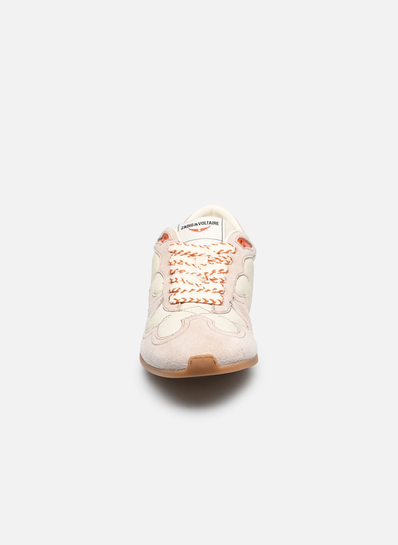Sneakers basse ZV DANCE SUEDE VINTAGE donna bianco Zadig & Voltaire Sneakers basse ZV DANCE SUEDE VINTAGE donna bianco Ice