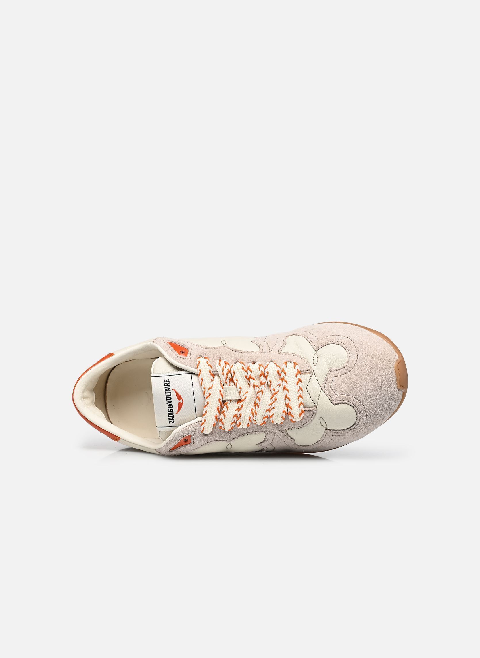 Sneakers basse ZV DANCE SUEDE VINTAGE donna bianco Zadig & Voltaire Sneakers basse ZV DANCE SUEDE VINTAGE donna bianco Ice