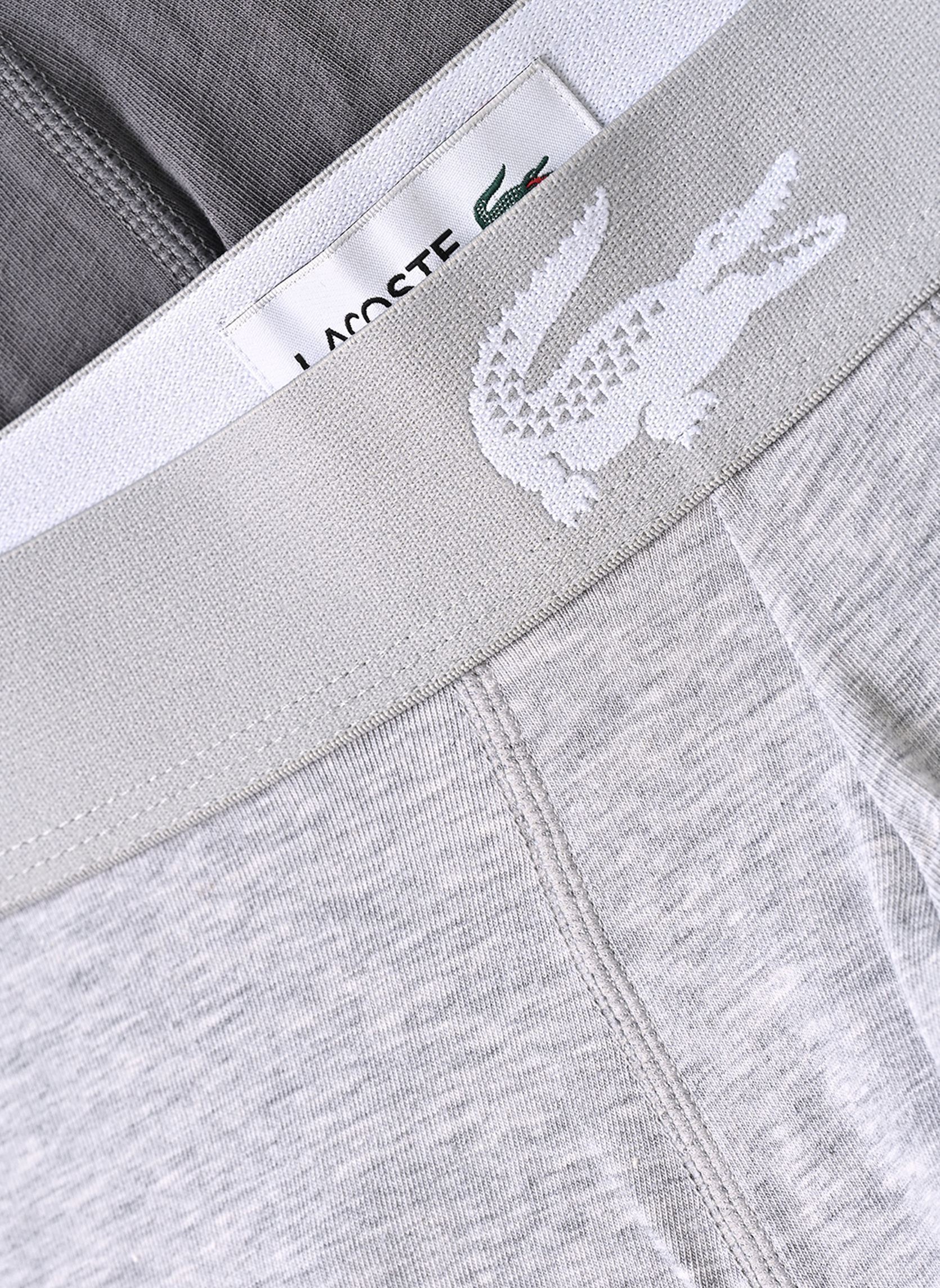 Boxers de bain Boxer 5H5441 homme blanc Lacoste Boxers de bain Boxer 5H5441 homme blanc ARGENT CHINE/PLOMB-NOIR