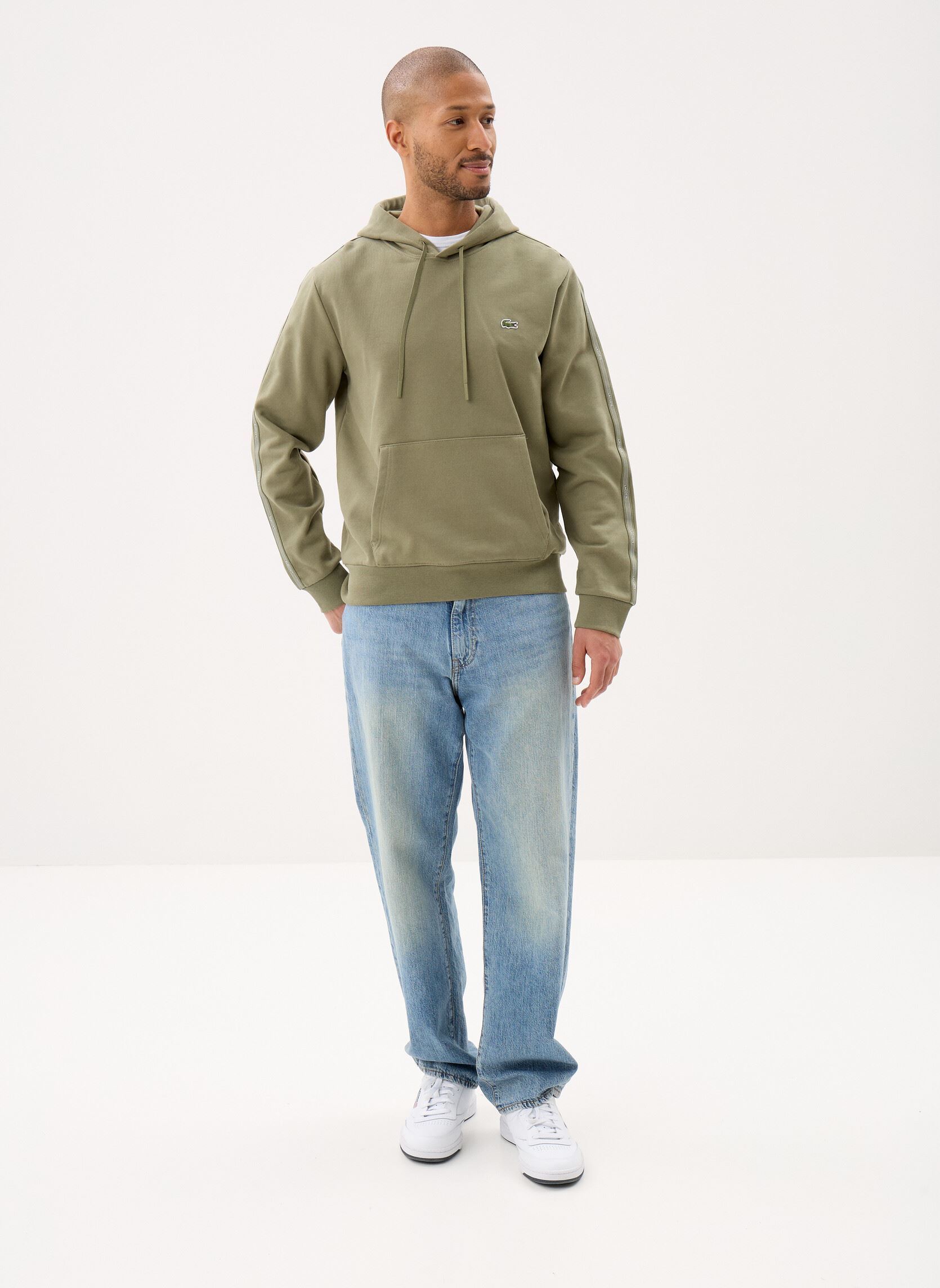 Sweats à capuche Sweatshirt SH0884 homme vert Lacoste Sweats à capuche Sweatshirt SH0884 homme vert KAKI