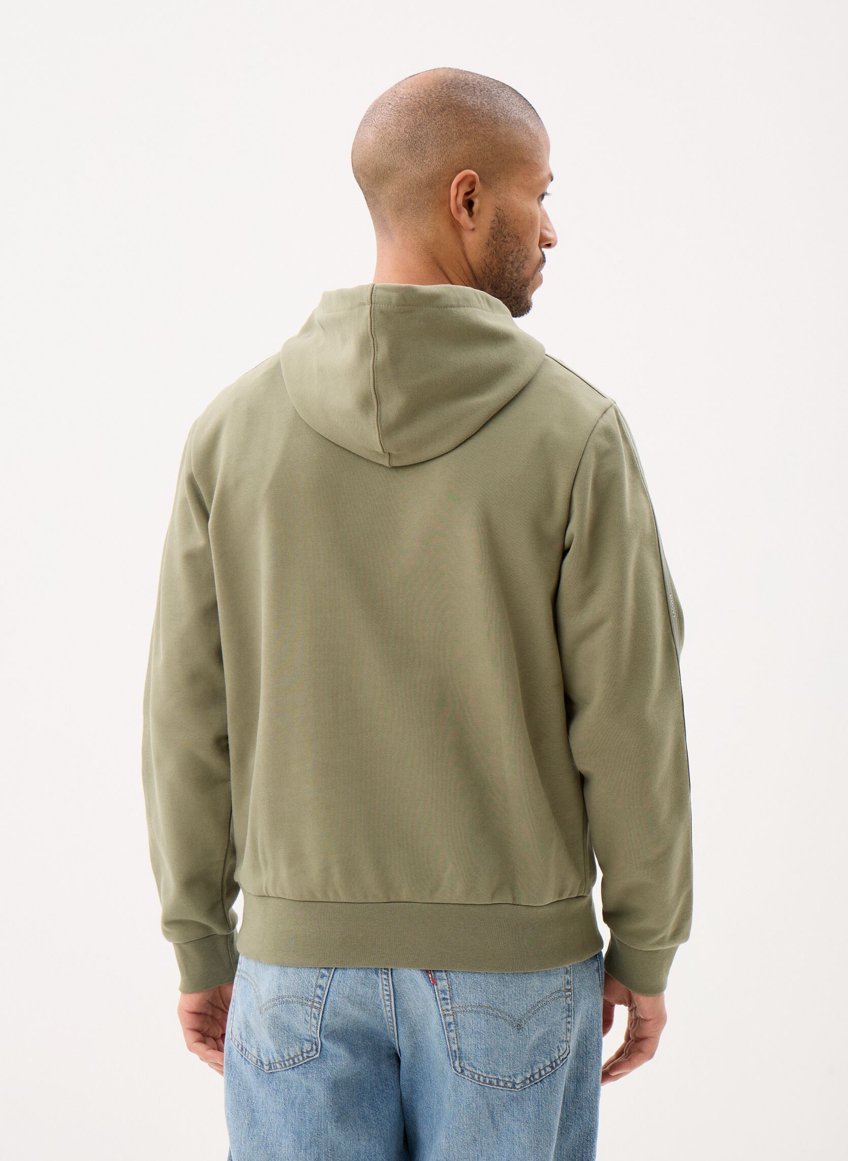 Sweats à capuche Sweatshirt SH0884 homme vert Lacoste Sweats à capuche Sweatshirt SH0884 homme vert KAKI