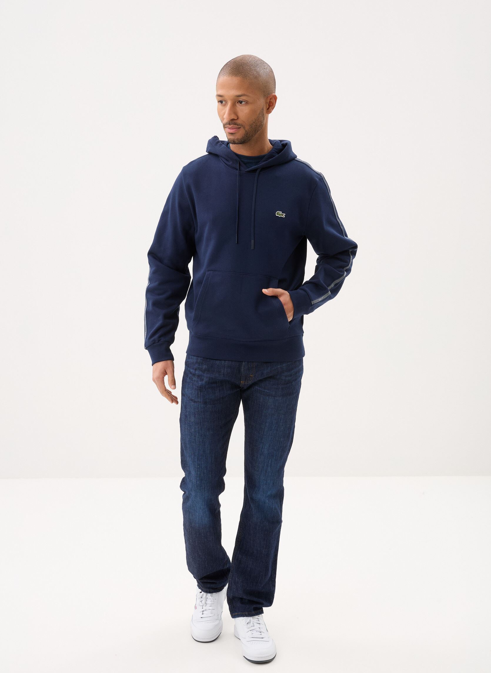Sweats à capuche Sweatshirt SH0884 homme bleu Lacoste Sweats à capuche Sweatshirt SH0884 homme bleu MARINE