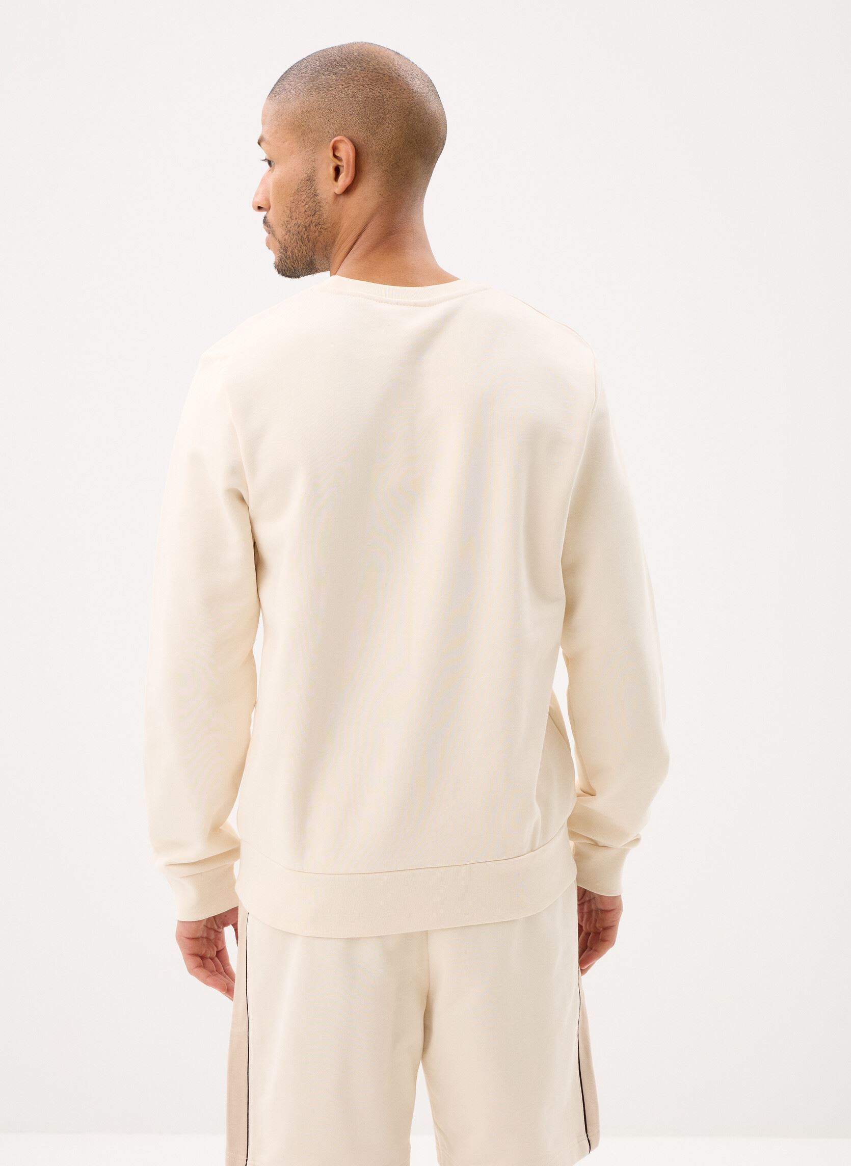 Sweatshirts Sweatshirt SH0887 heren wit Lacoste Sweatshirts Sweatshirt SH0887 heren wit LAPONIE/LIONNE