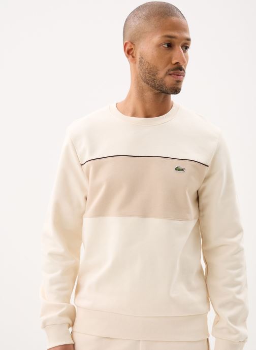 Lacoste Sweatshirts Sweatshirt SH0887 herren weiß