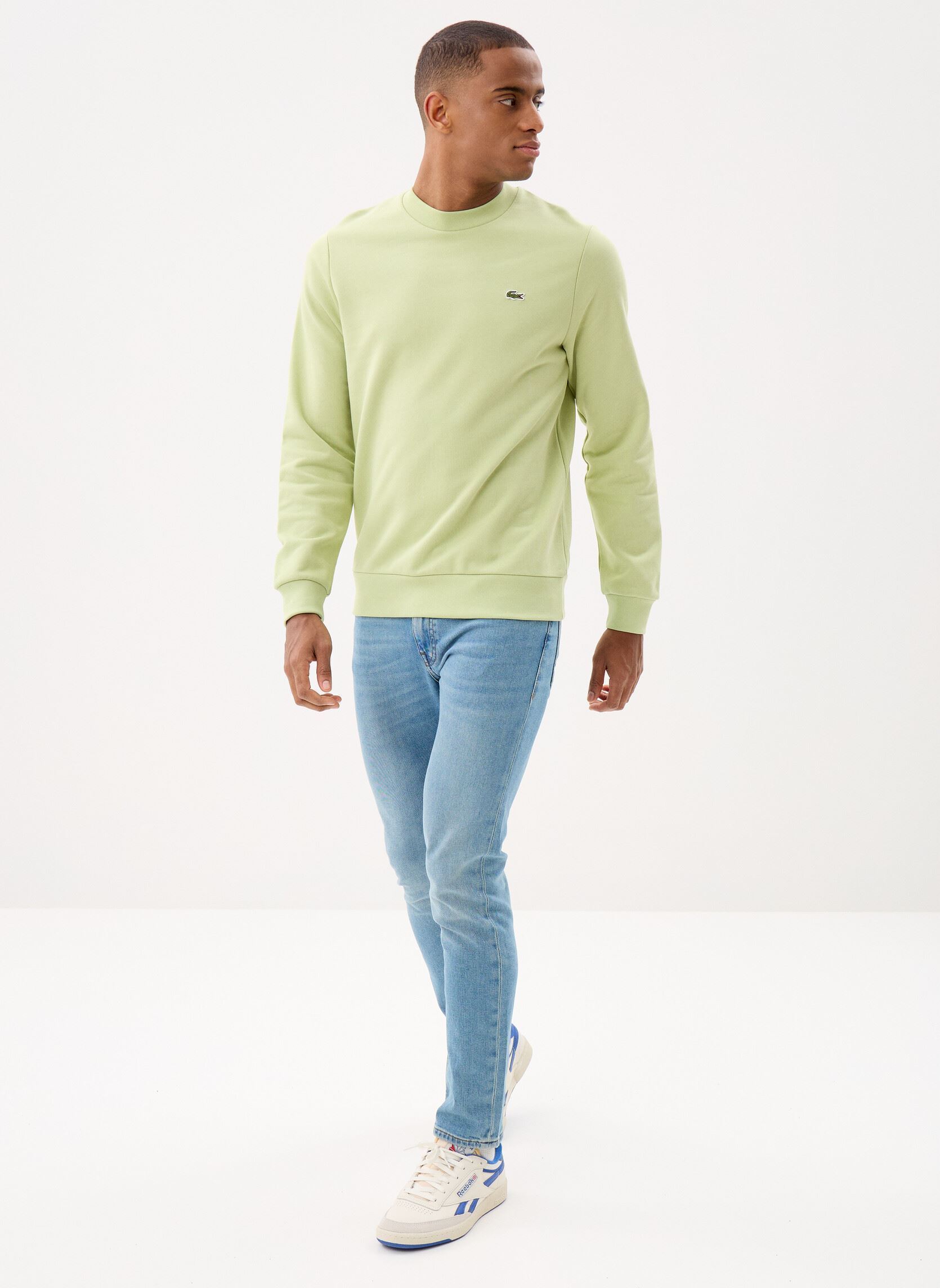 Sweatshirts Sweatshirt SH9801 herren grün Lacoste Sweatshirts Sweatshirt SH9801 herren grün BOULEAU 10H