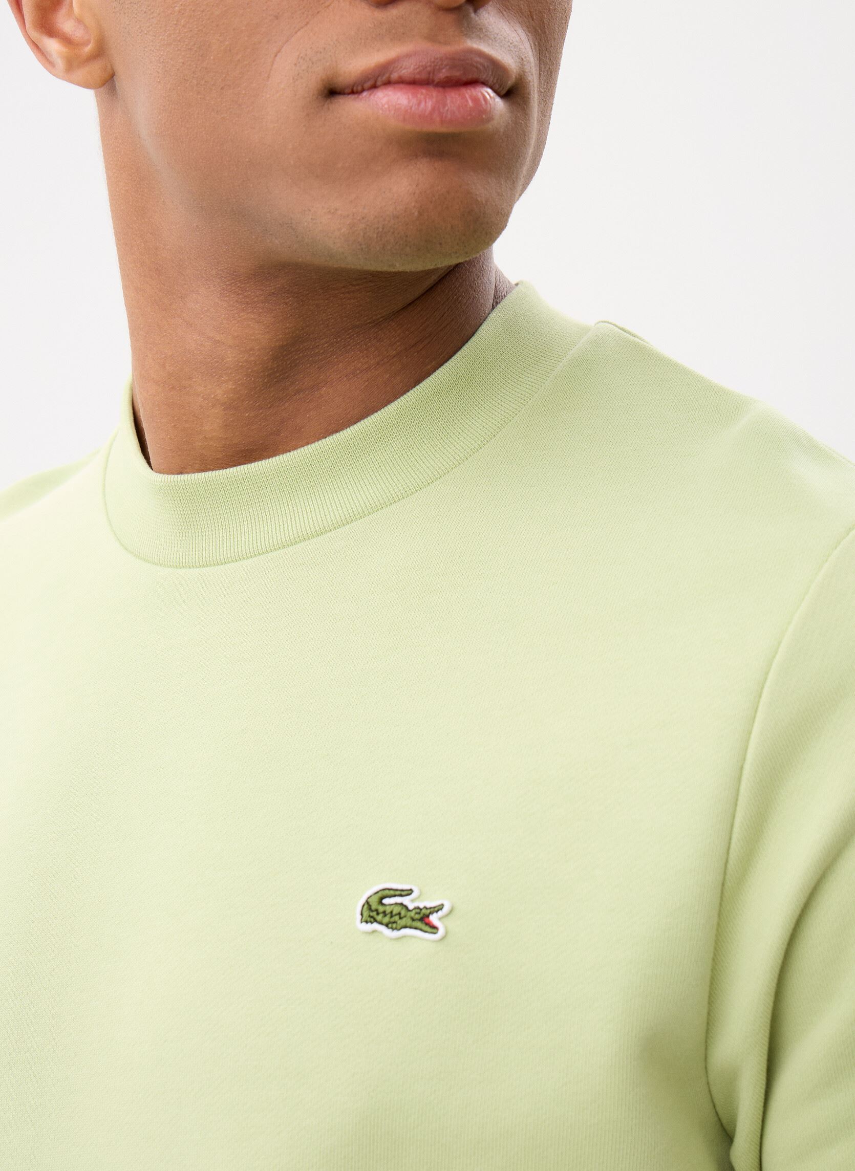 Sweatshirts Sweatshirt SH9801 herren grün Lacoste Sweatshirts Sweatshirt SH9801 herren grün BOULEAU 10H