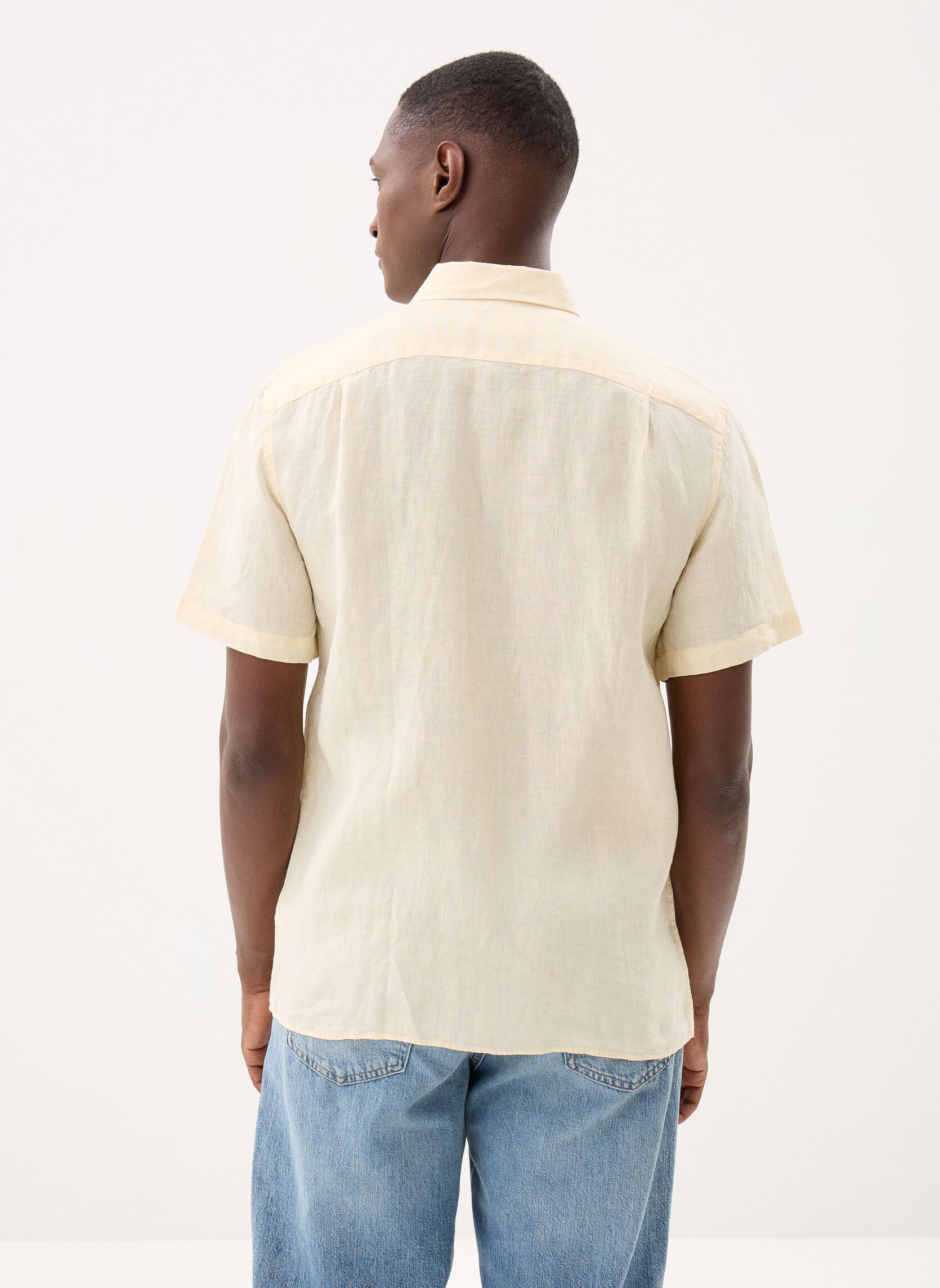 Chemises Woven Shirts CH5699 homme beige Lacoste Chemises Woven Shirts CH5699 homme beige NATUREL CLAIR