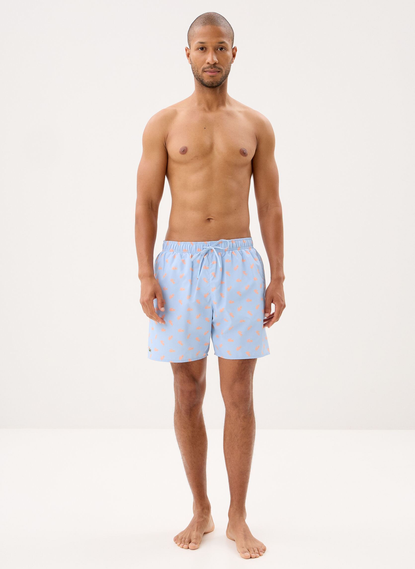 Shorts de bain Maillot De Bain MH1851 homme bleu Lacoste Shorts de bain Maillot De Bain MH1851 homme bleu Chambray