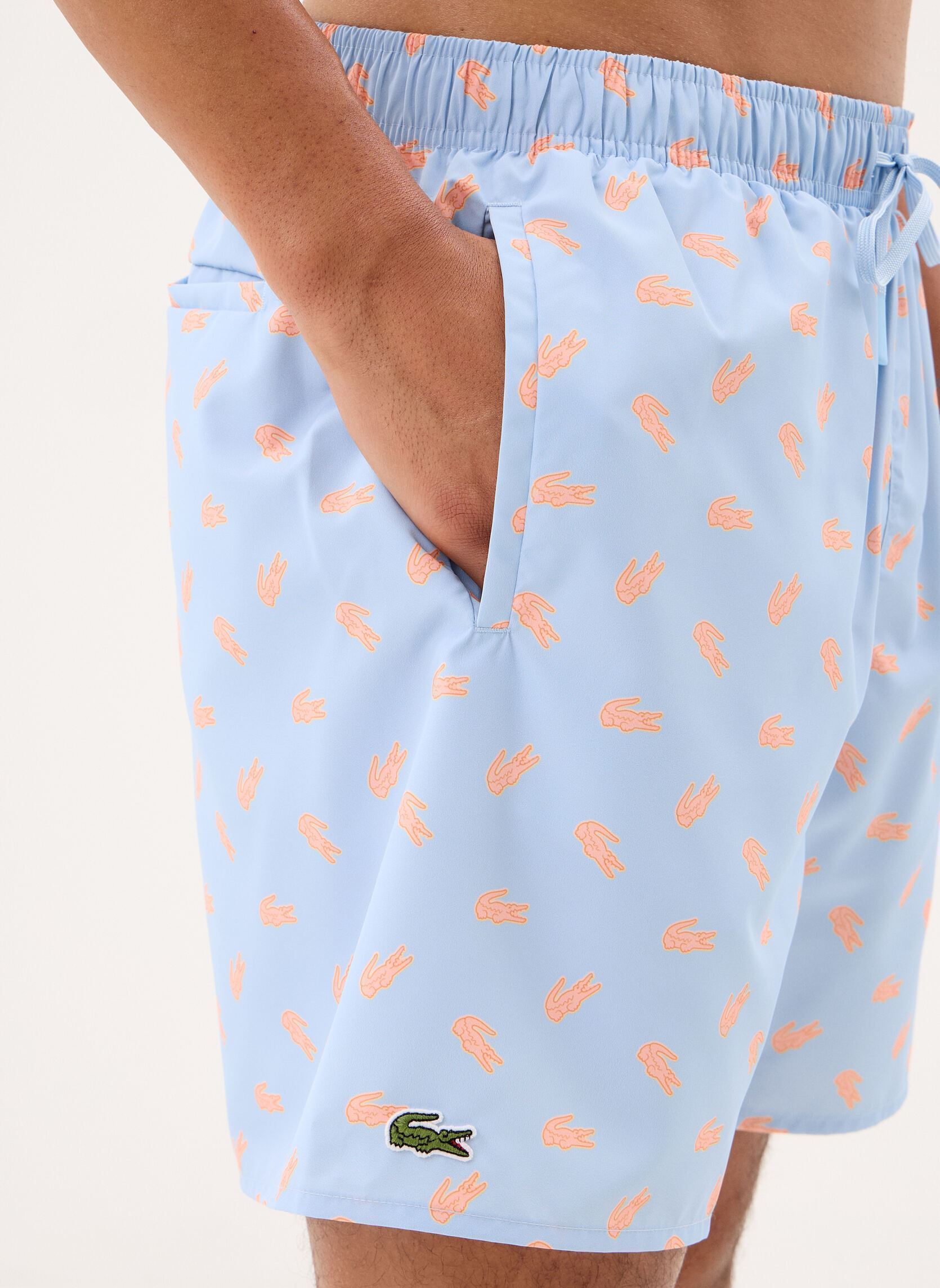 Shorts de bain Maillot De Bain MH1851 homme bleu Lacoste Shorts de bain Maillot De Bain MH1851 homme bleu Chambray