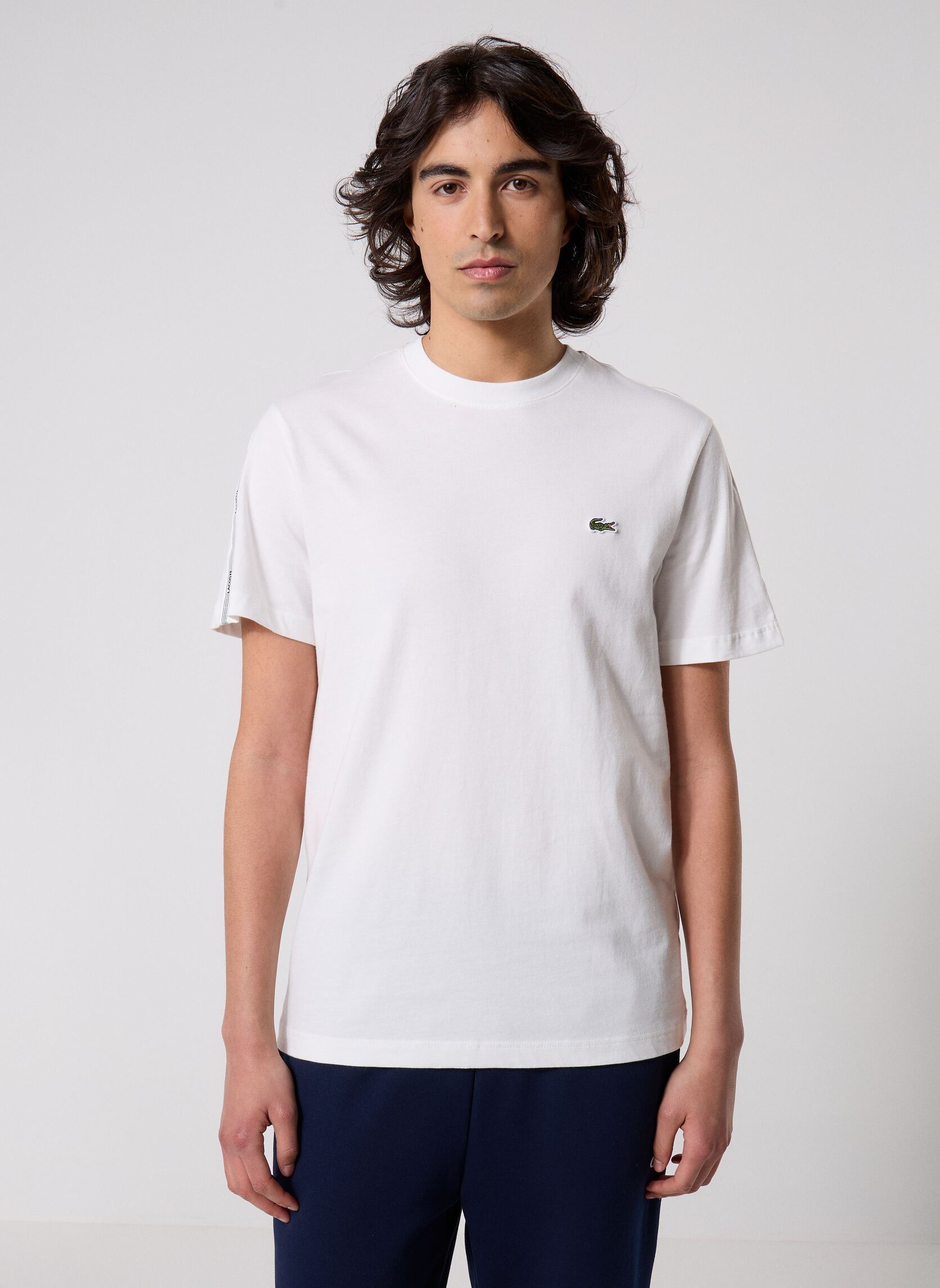 Vêtements Lacoste Tee Shirt TH0888 pour Homme