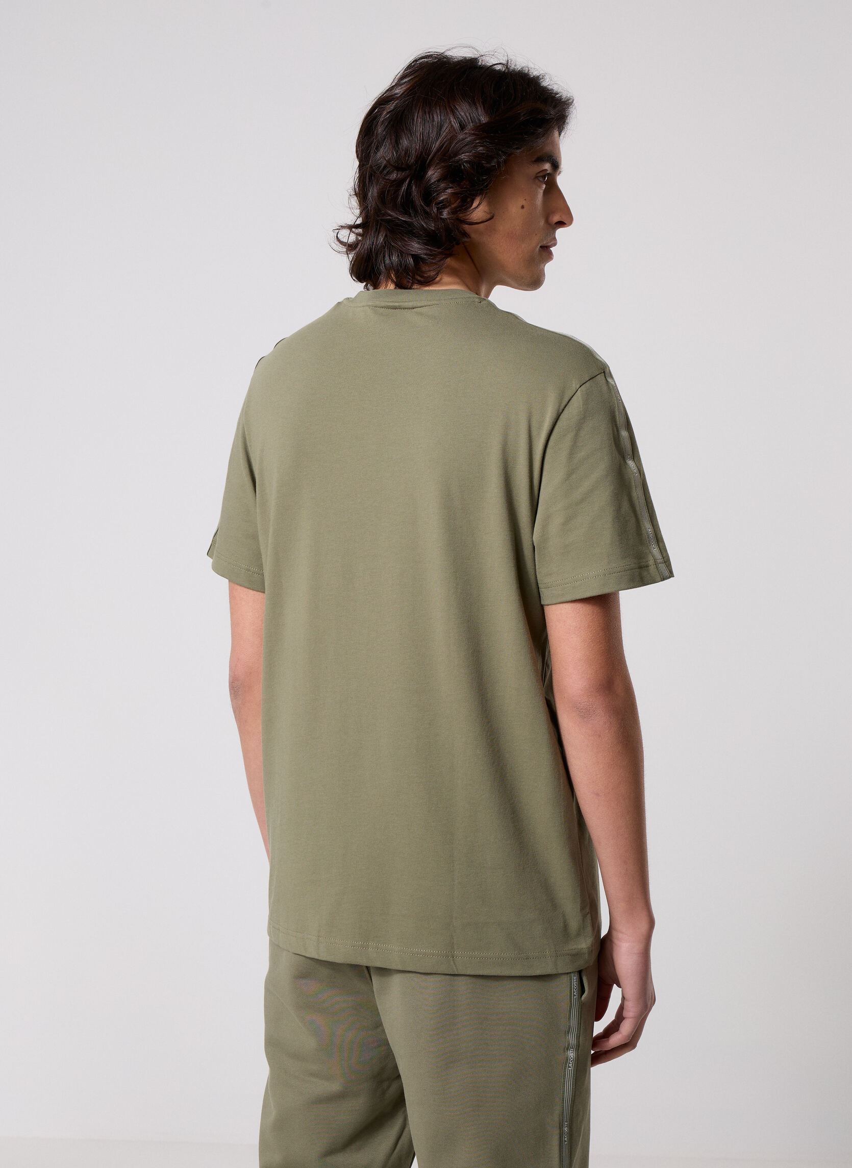 Tee-shirts manches courtes Tee-Shirt TH0888 homme vert Lacoste Tee-shirts manches courtes Tee-Shirt TH0888 homme vert KAKI