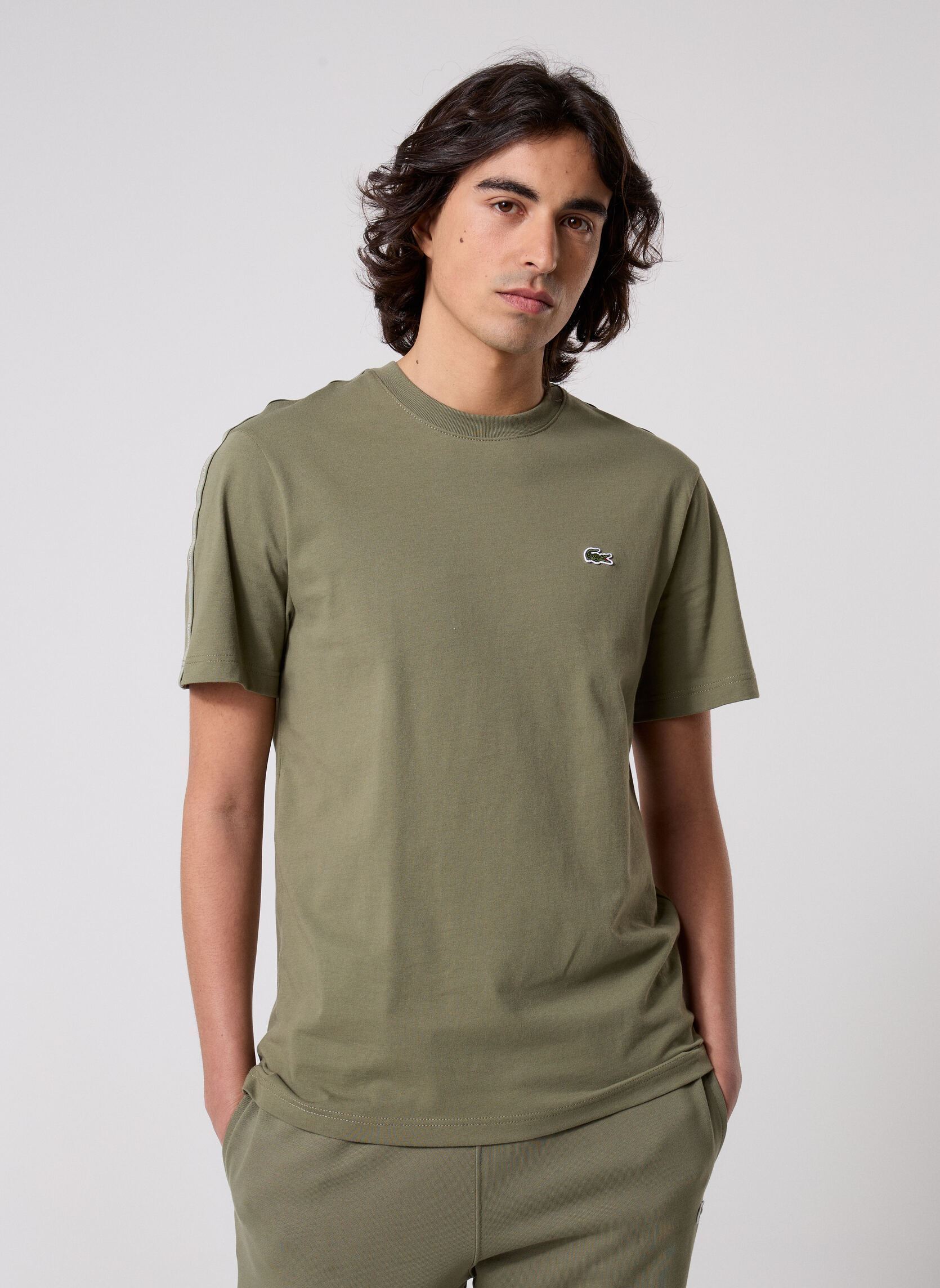 Vêtements Lacoste Tee Shirt TH0888 pour Homme - vue 1