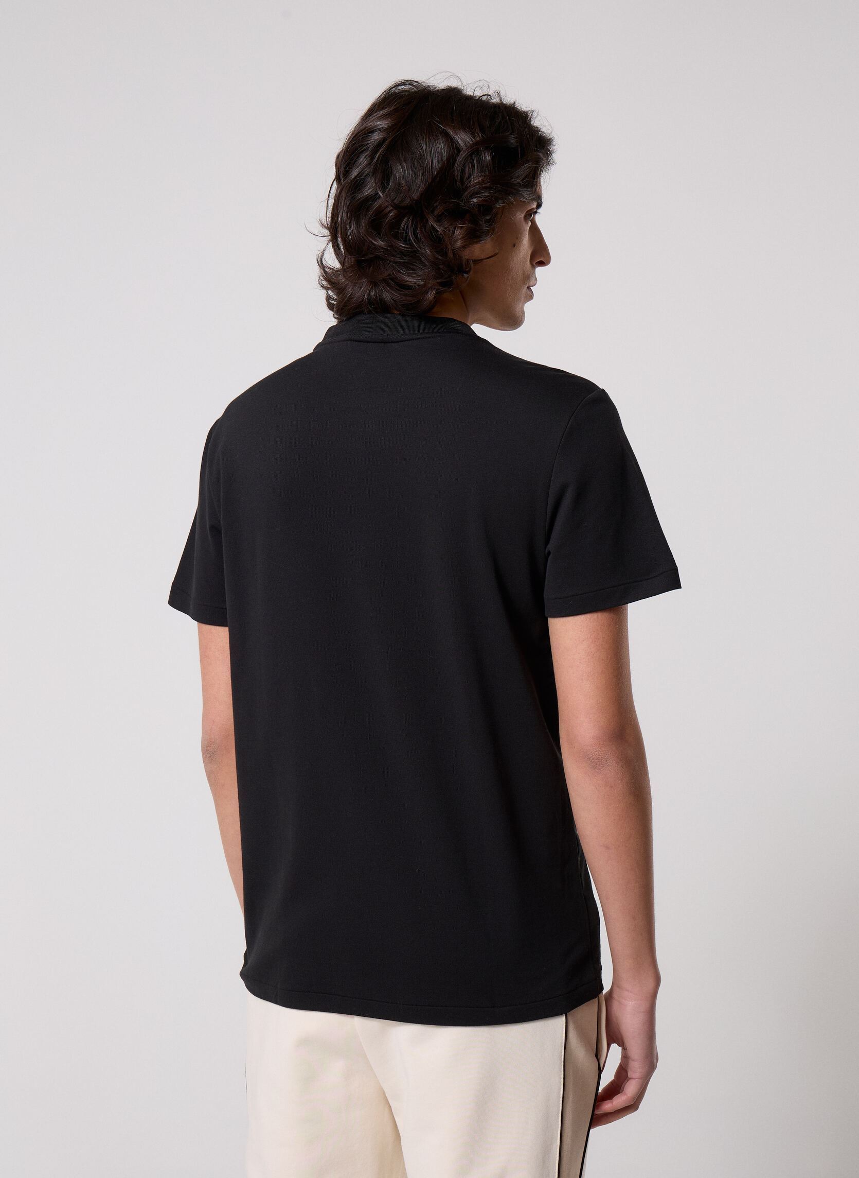 Tee-shirts manches courtes Tee-Shirt TH5060 homme noir Lacoste Tee-shirts manches courtes Tee-Shirt TH5060 homme noir NOIR