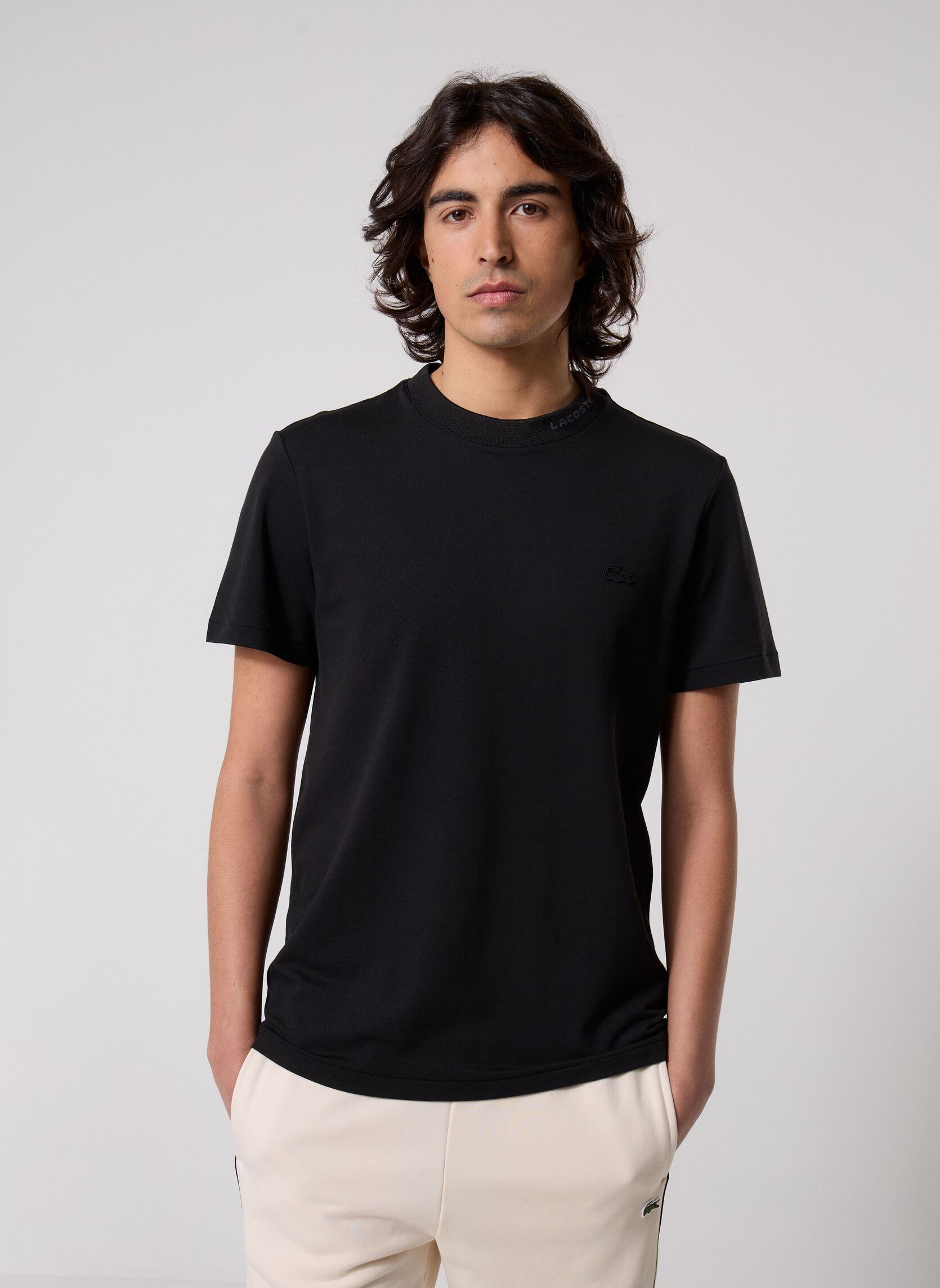 Vêtements Lacoste Tee Shirt TH5060 pour Homme - vue 1