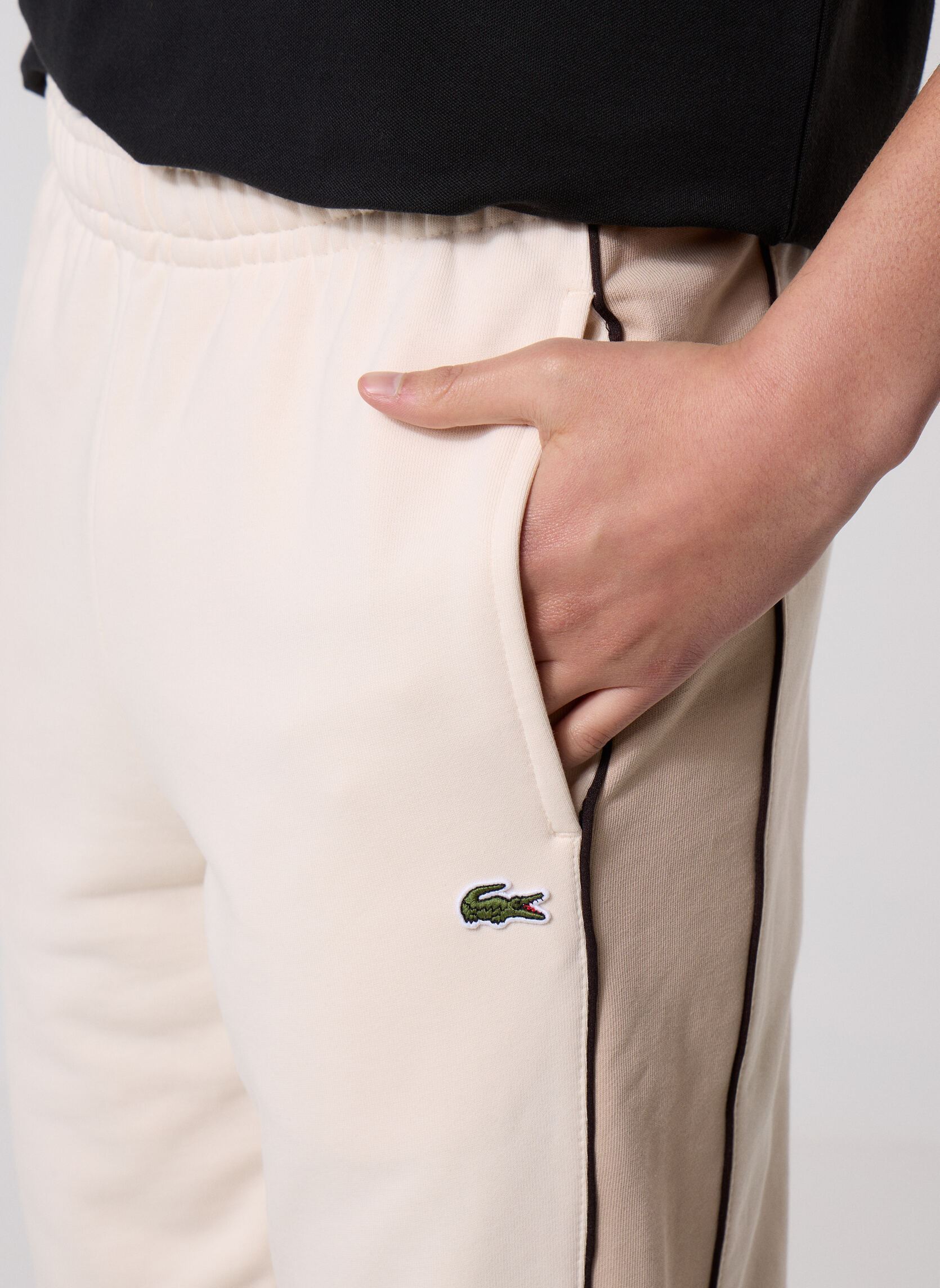 Joggings Pantalon de survêtement XH0898 homme blanc Lacoste Joggings Pantalon de survêtement XH0898 homme blanc Laponie/Lionne