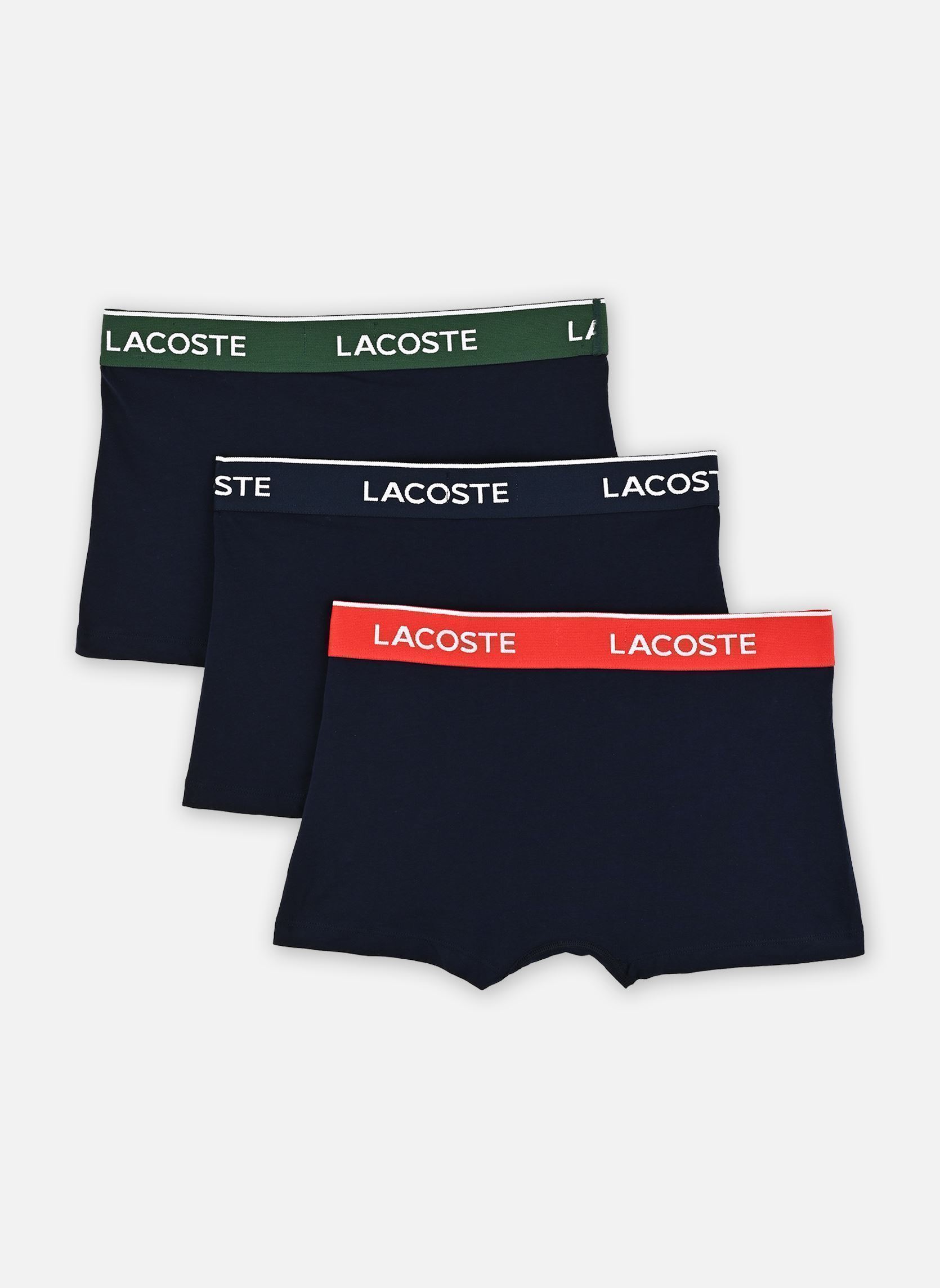 Zwemboxers Boxer 5H1297 heren blauw Lacoste Zwemboxers Boxer 5H1297 heren blauw MARINE/VERT-ROUGE-MARINE