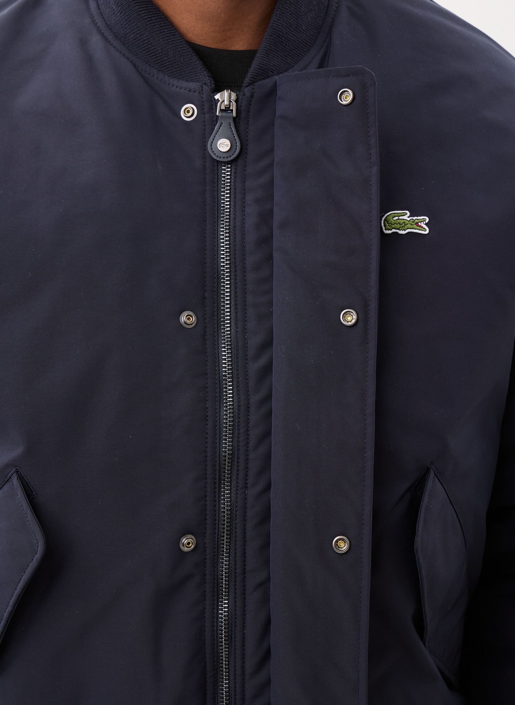 Blousons Blouson BH1204 homme bleu Lacoste Blousons Blouson BH1204 homme bleu ABIMES