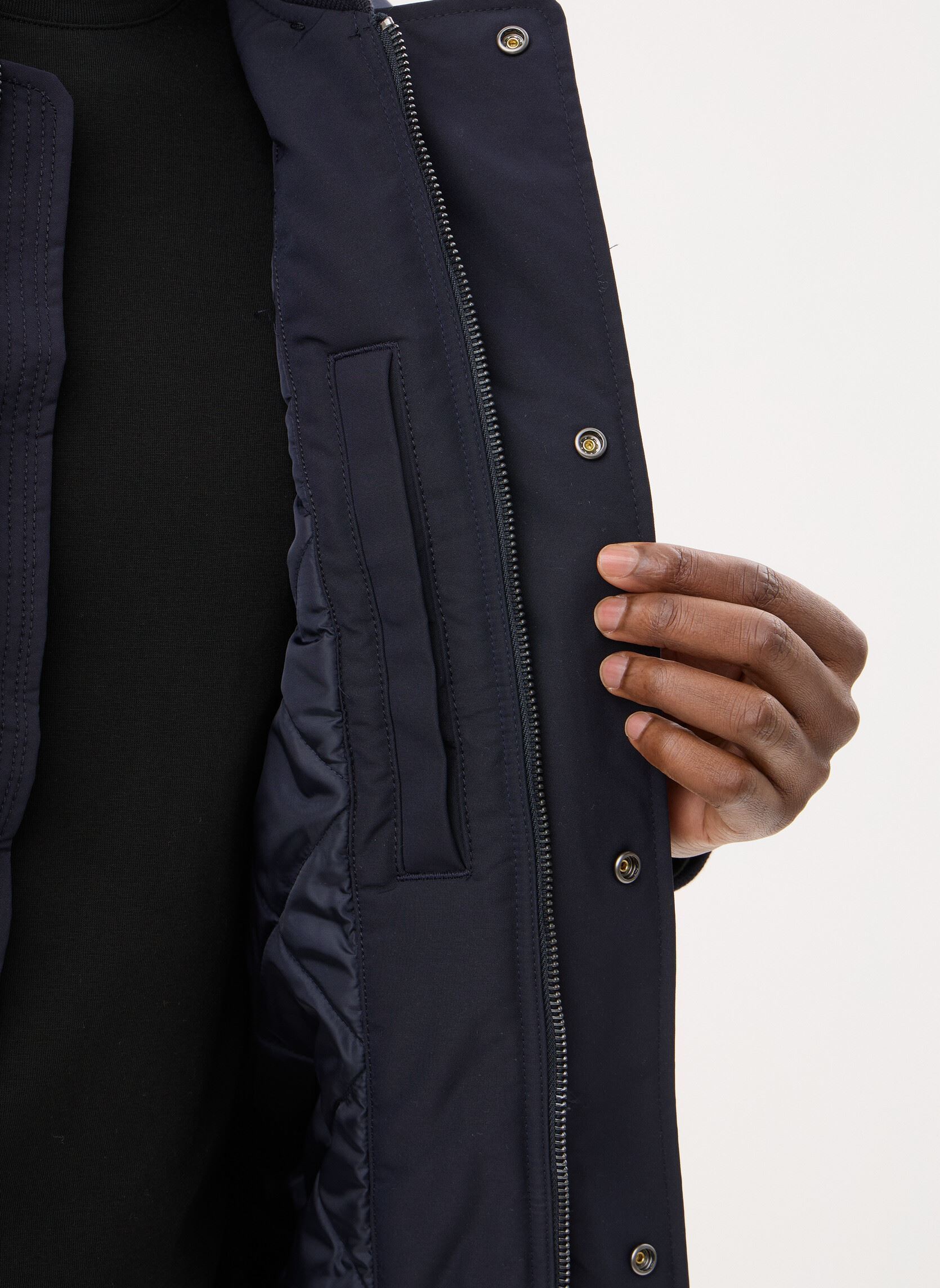 Blousons Blouson BH1204 homme bleu Lacoste Blousons Blouson BH1204 homme bleu ABIMES