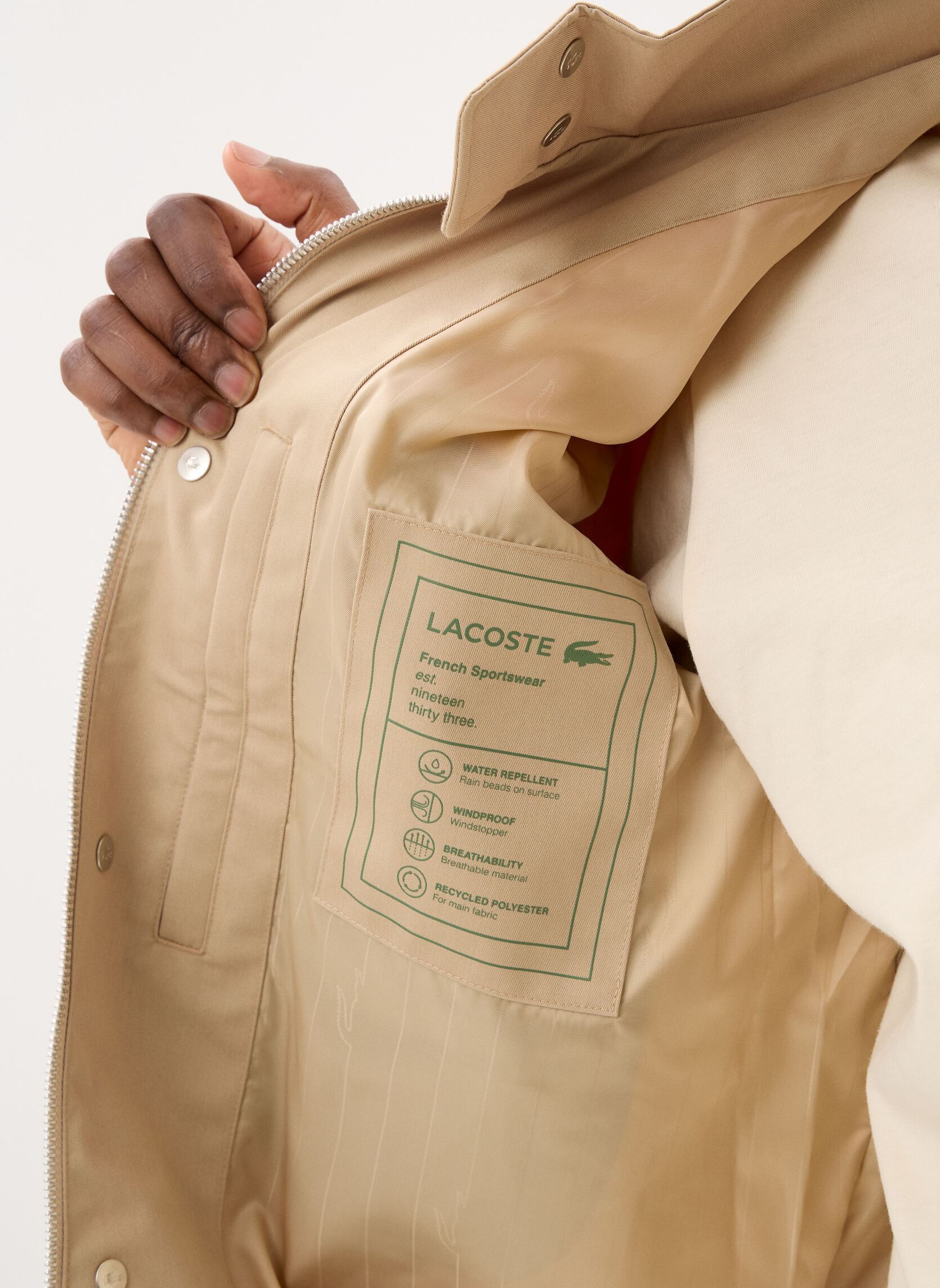 Jacken Veste BH1349 herren beige Lacoste Jacken Veste BH1349 herren beige VIENNOIS