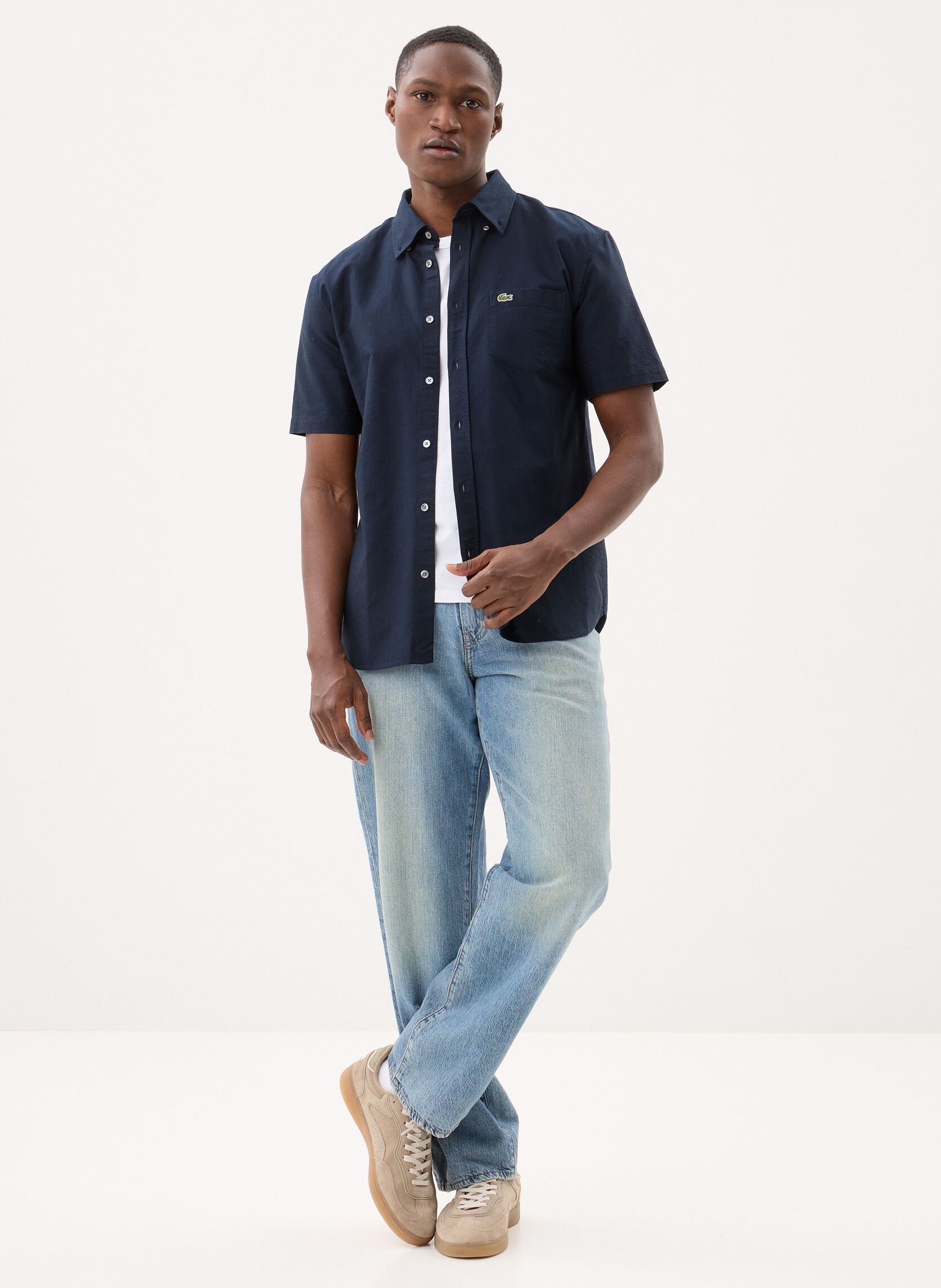 Hemden Woven Shirts CH1917 heren blauw Lacoste Hemden Woven Shirts CH1917 heren blauw ABIMES/ABIMES