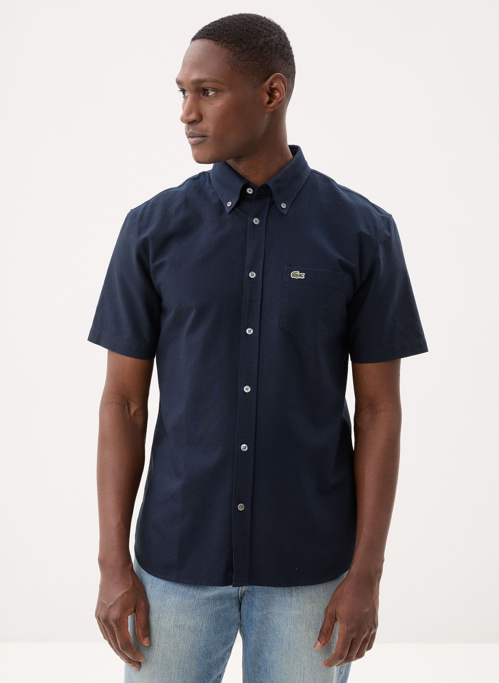 Hemden Woven Shirts CH1917 heren blauw Lacoste Hemden Woven Shirts CH1917 heren blauw ABIMES/ABIMES