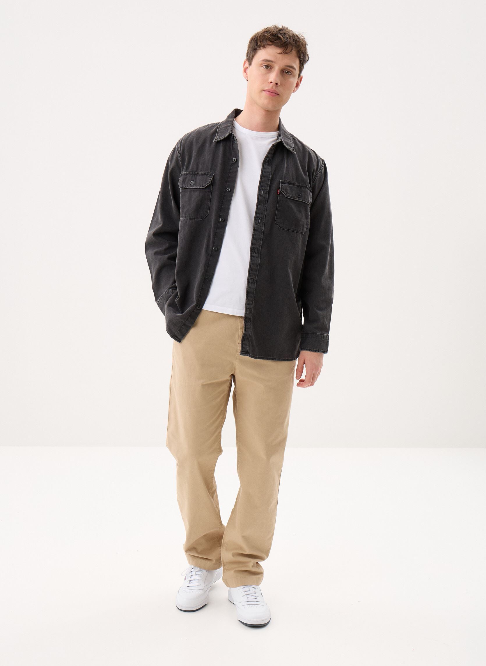 Pantalons chino Pantalon HH1982 homme beige Lacoste Pantalons chino Pantalon HH1982 homme beige VIENNOIS