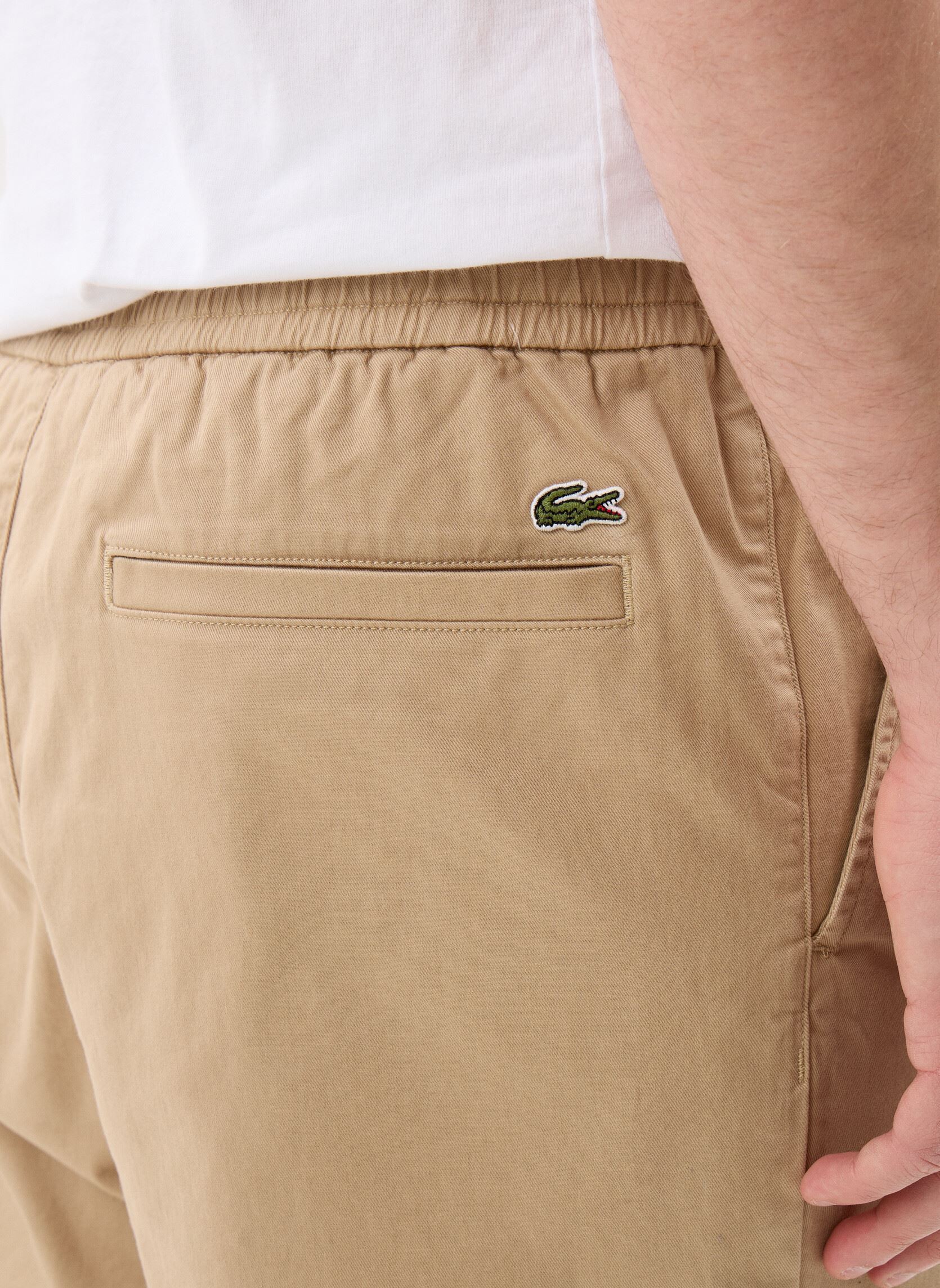 Pantalons chino Pantalon HH1982 homme beige Lacoste Pantalons chino Pantalon HH1982 homme beige VIENNOIS