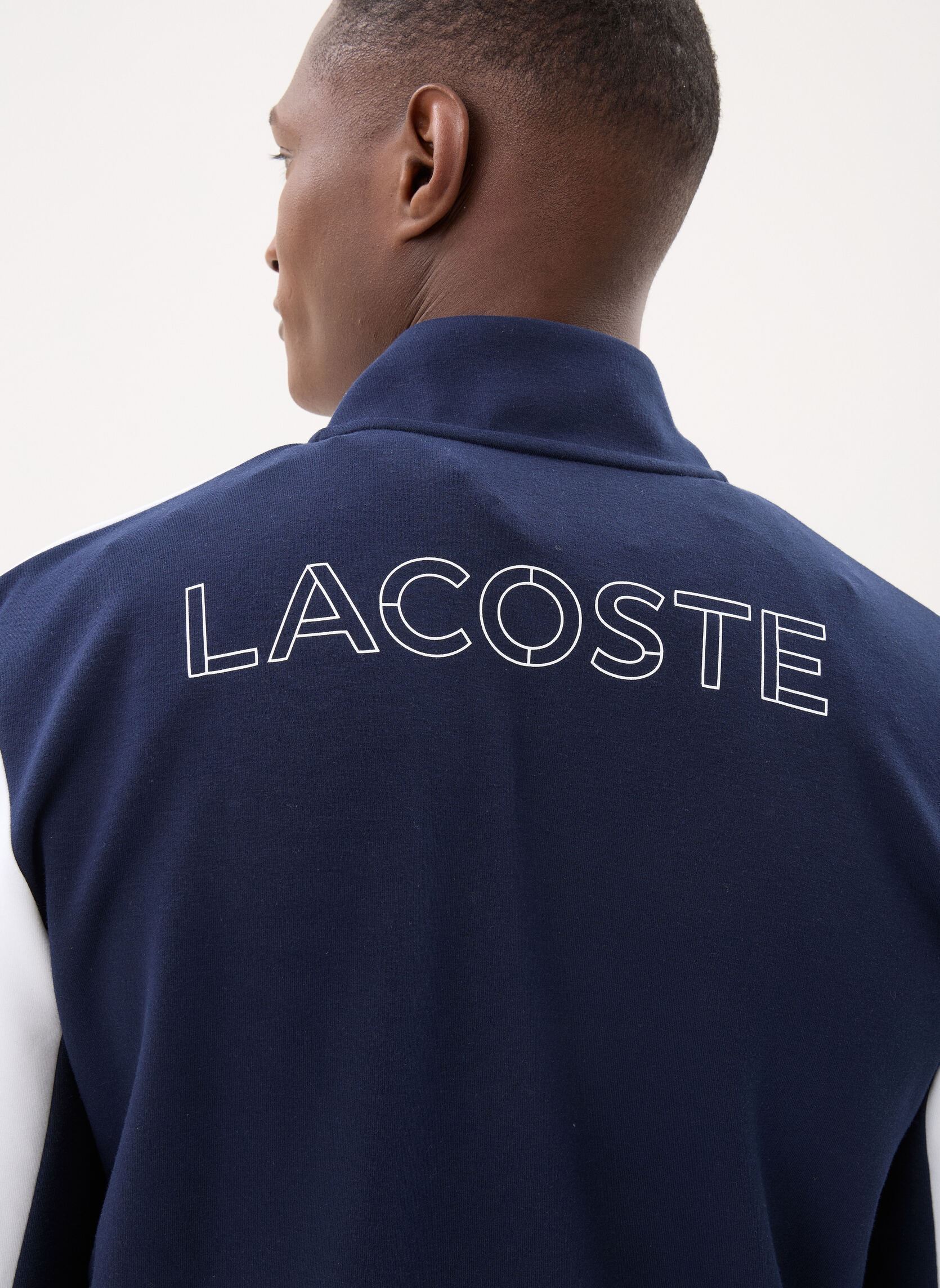 Trainingsjacken Sweatshirt SH0131 herren blau Lacoste Trainingsjacken Sweatshirt SH0131 herren blau Marine/blanc