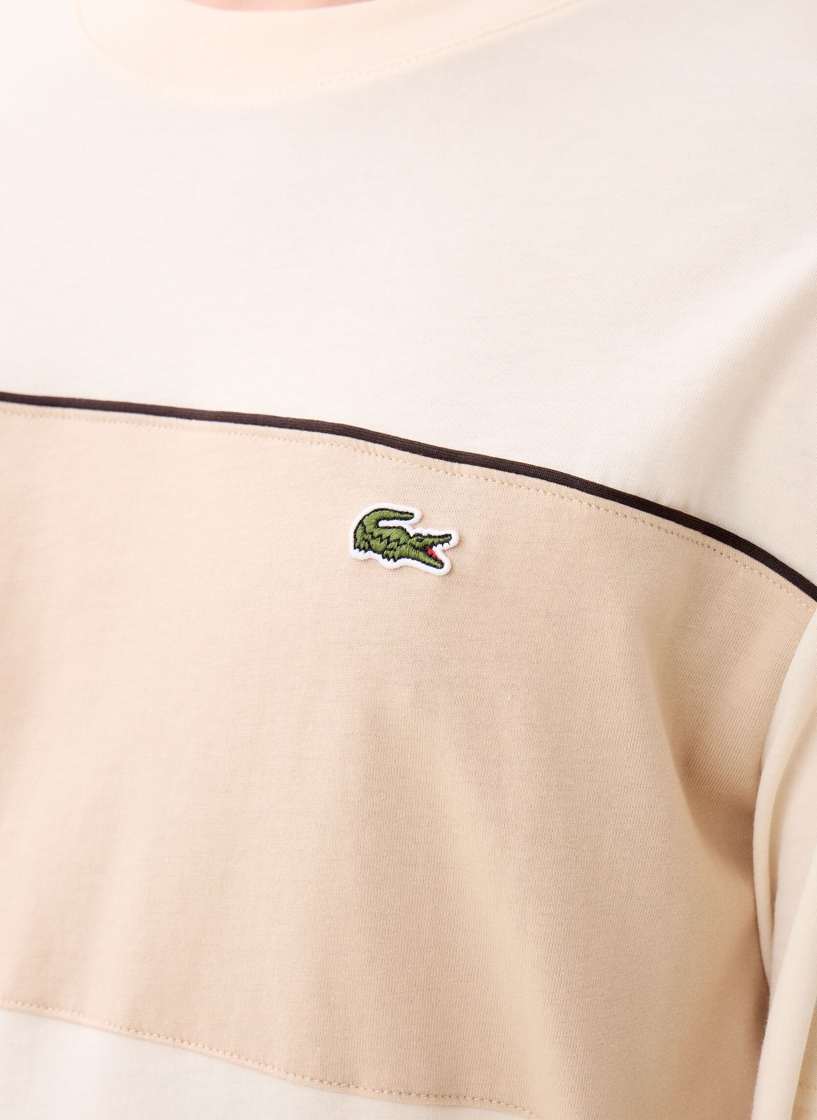 Kurzarm-T-Shirts Tee-Shirt TH0896 herren weiß Lacoste Kurzarm-T-Shirts Tee-Shirt TH0896 herren weiß LAPONIE/LIONNE