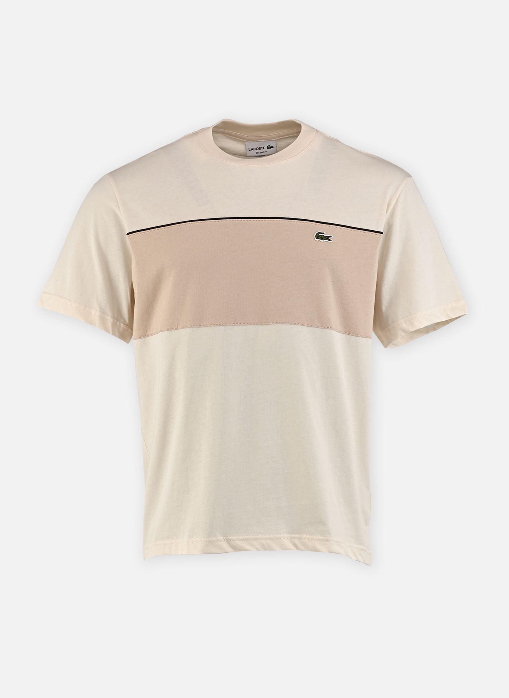 T shirt Lacoste TEE SHIRT MEN TEE SHIRT COLOR BLOCK LAPONIELIONNE 4 US 3 - vue 3