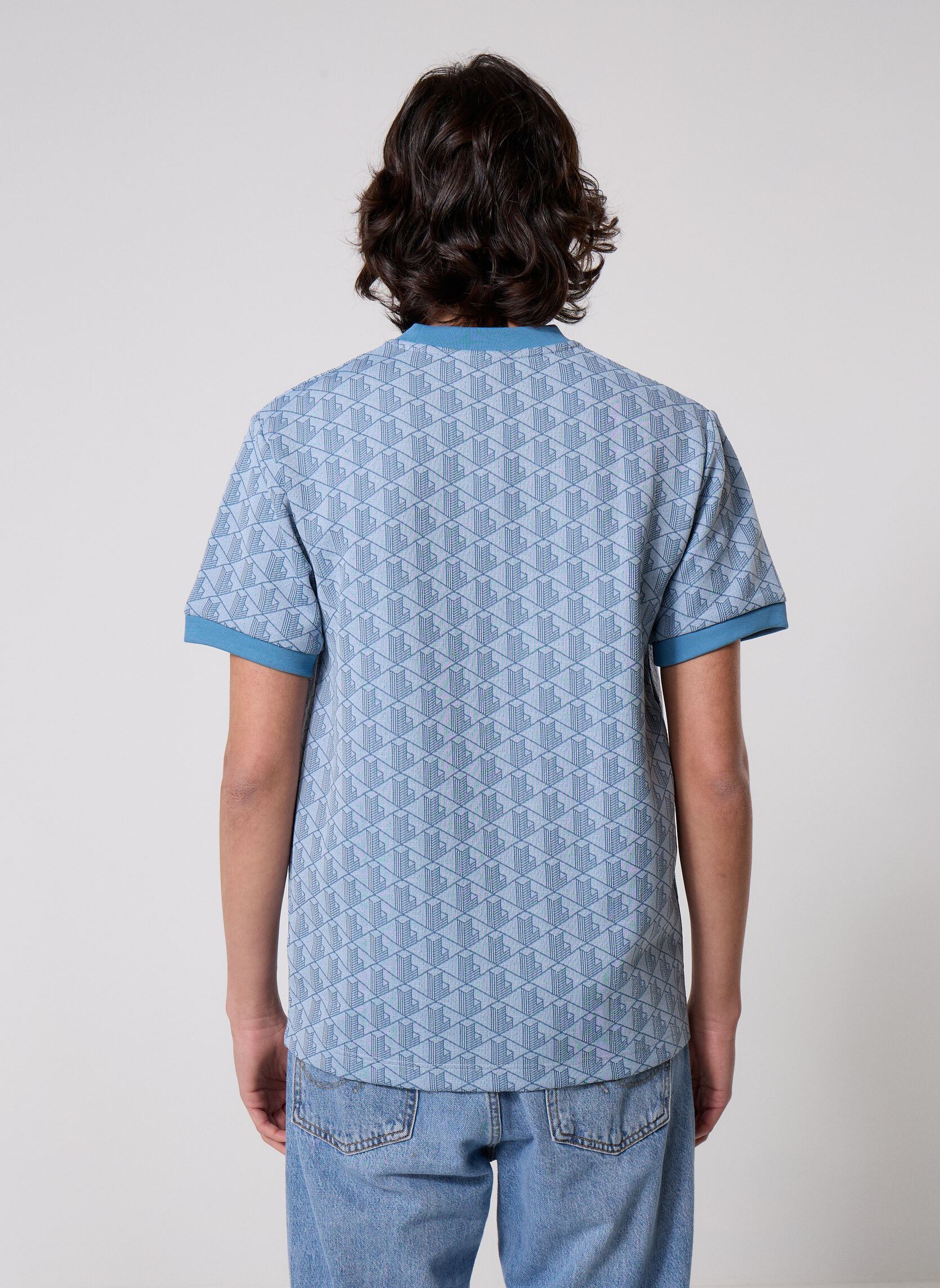 Kurzarm-T-Shirts Tee-Shirt H1197 herren blau Lacoste Kurzarm-T-Shirts Tee-Shirt H1197 herren blau PHOENIX/ABYSSE