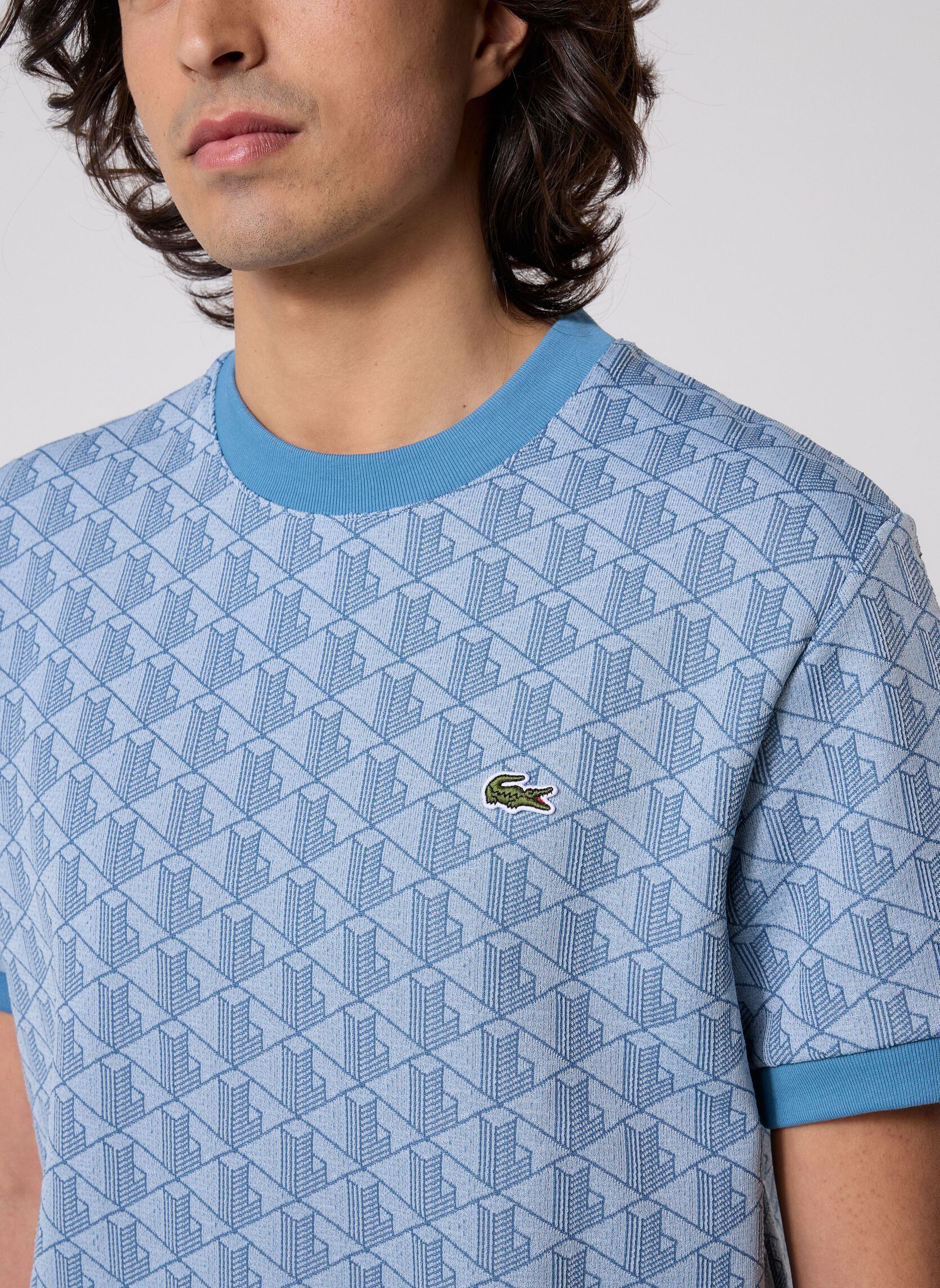 Kurzarm-T-Shirts Tee-Shirt H1197 herren blau Lacoste Kurzarm-T-Shirts Tee-Shirt H1197 herren blau PHOENIX/ABYSSE