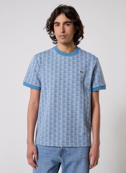 Lacoste Tee-shirts manches courtes Tee-Shirt H1197 homme bleu