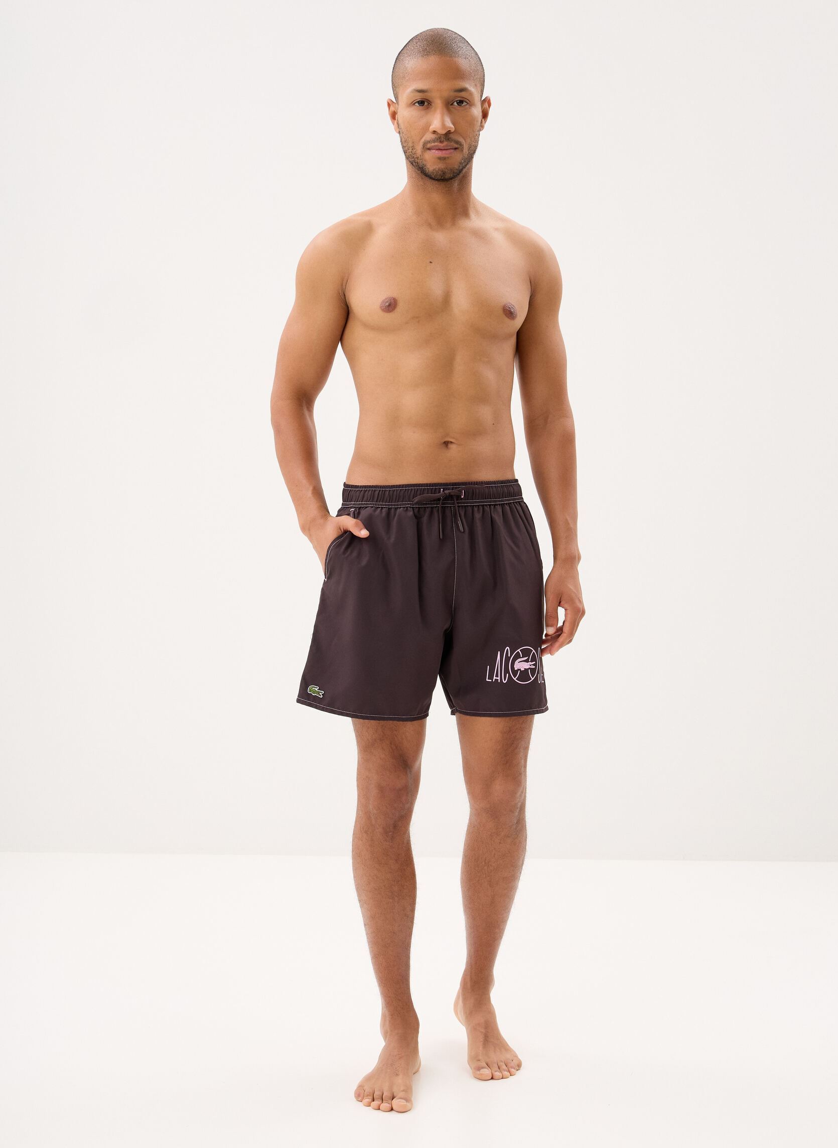 Badeshorts Maillot De Bain MH1887 herren blau Lacoste Badeshorts Maillot De Bain MH1887 herren blau Buffle