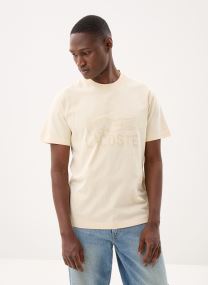 Tee-shirts Tee-Shirt TH1427 homme beige Lacoste Tee-shirts Tee-Shirt TH1427 homme beige NATUREL CLAIR