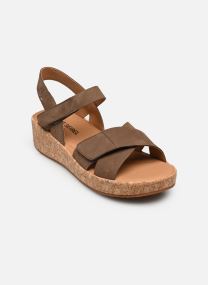 Sandales compensées et plateformes Evita 03 femme marron