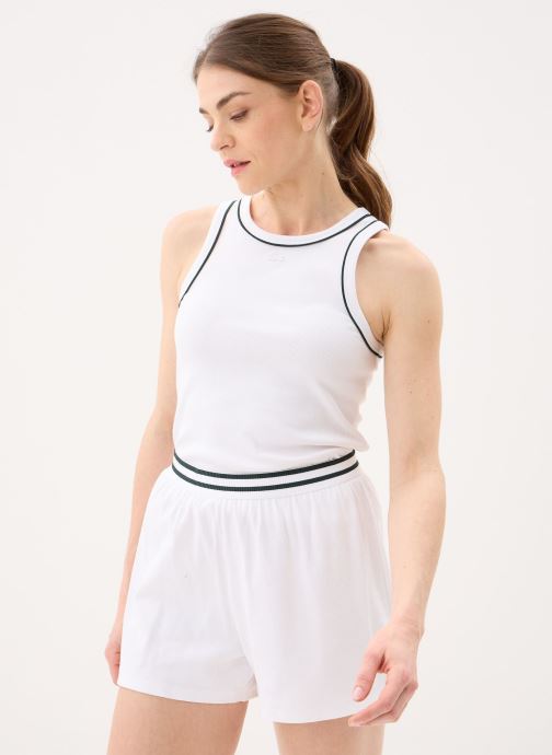 Lacoste Kleidung Loungewear Pyjama Set 4F3061 damen weiß