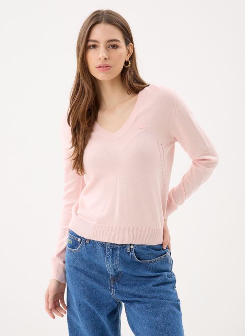 Lacoste Pulls Sweaters Female AF3964 femme rose