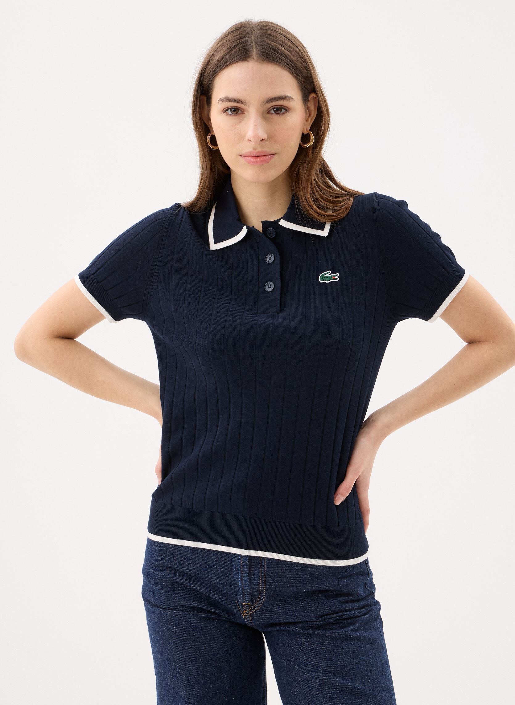 Vêtements Lacoste Sweaters Polo F9430 pour Femme - vue 1