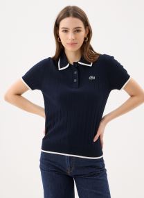 Kurzarm-Poloshirts Sweaters Polo F9430 damen blau Lacoste Kurzarm-Poloshirts Sweaters Polo F9430 damen blau MARINE/FARINE