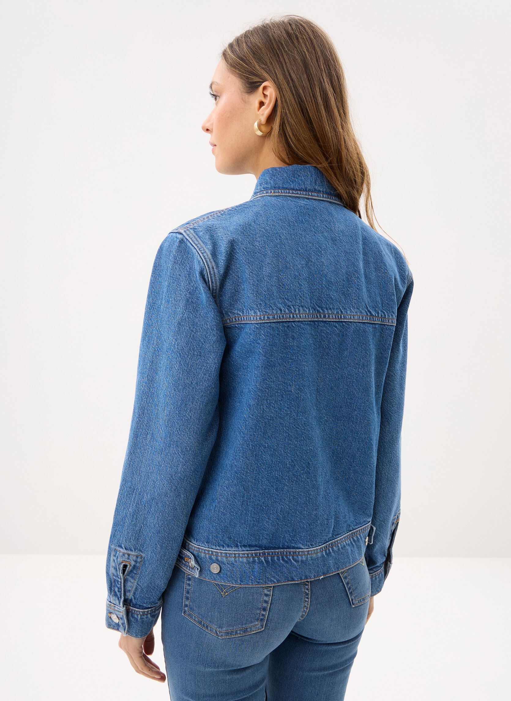Jassen Blouson BF0244 dames blauw Lacoste Jassen Blouson BF0244 dames blauw MEDIUM BLUE