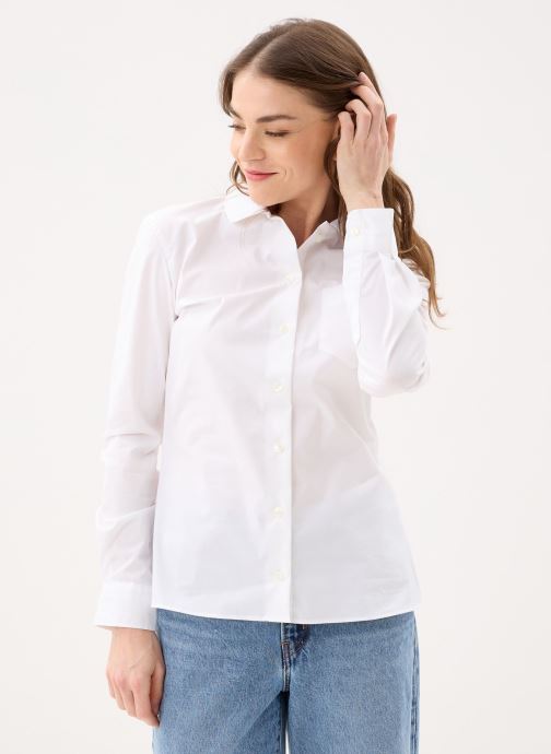 Lacoste Lange mouw overhemden Shirt CF1152 dames wit