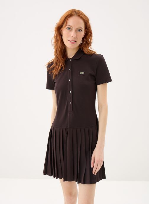 Lacoste Jurken Robe Maille EF1822 dames bruin
