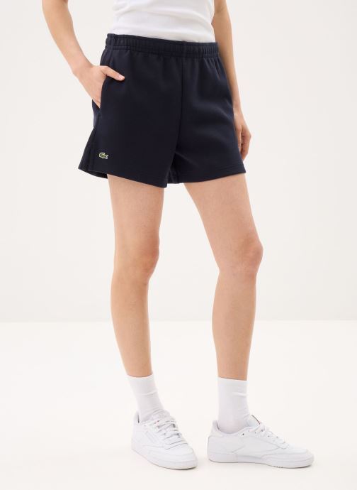 Lacoste Shorts Shorts Maille GF6901 dames blauw