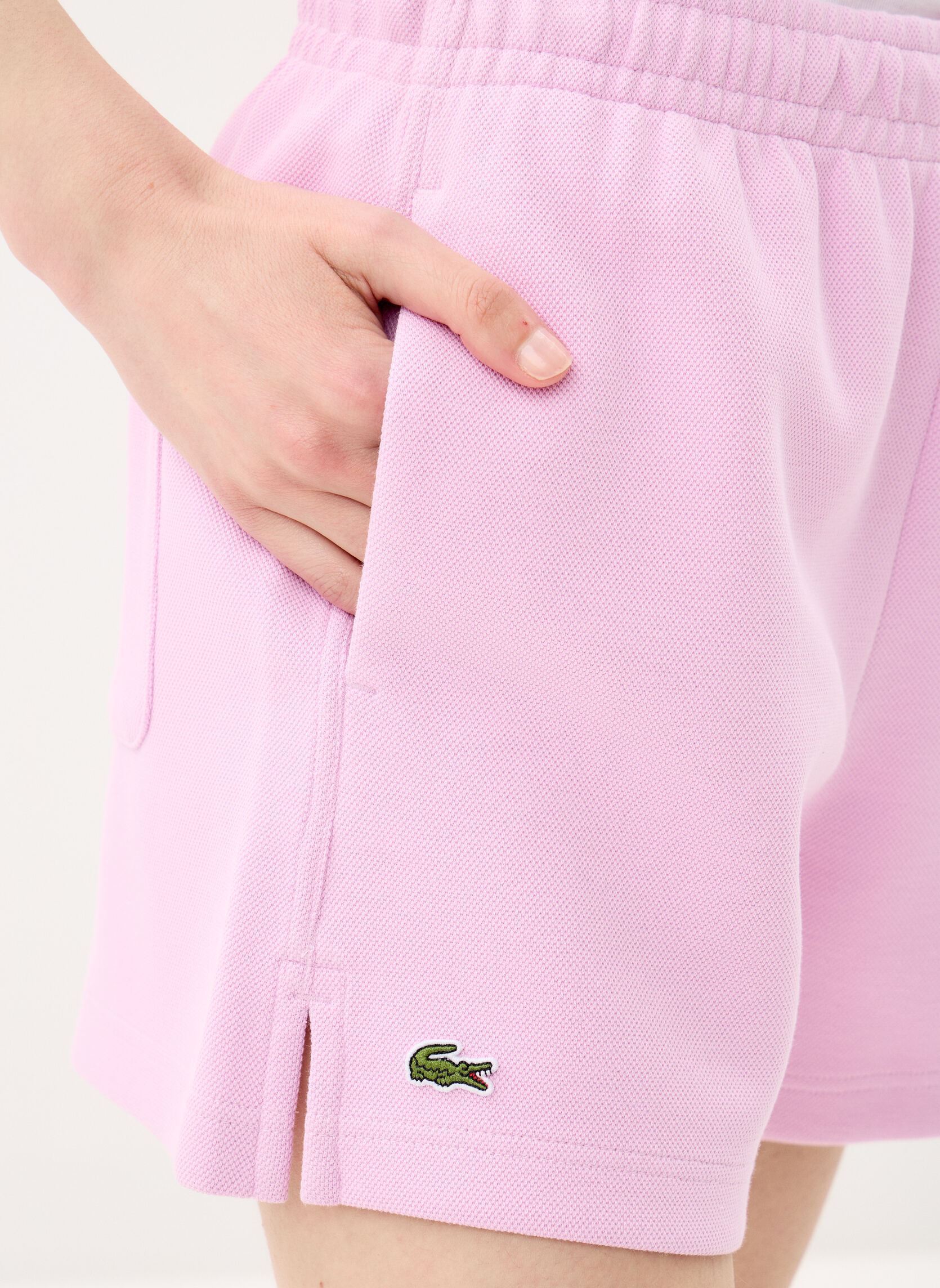 Shorts Shorts Maille GF6901 femme rose Lacoste Shorts Shorts Maille GF6901 femme rose ALBIZIA
