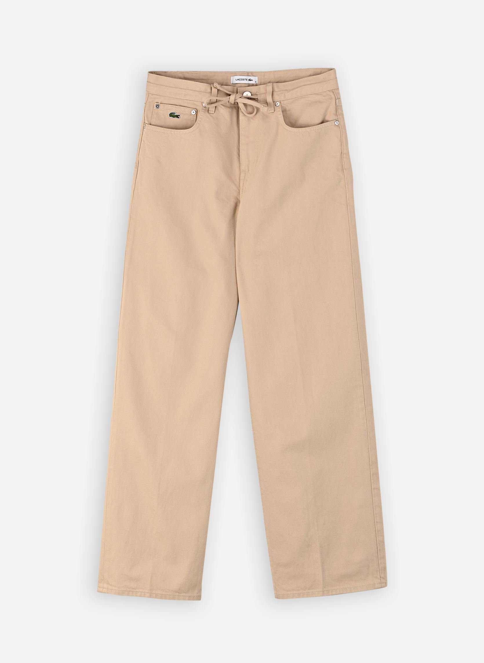 Wijde jeans / Flared Jeans Jean HF0206 dames beige Lacoste Wijde jeans / Flared Jeans Jean HF0206 dames beige LIONNE