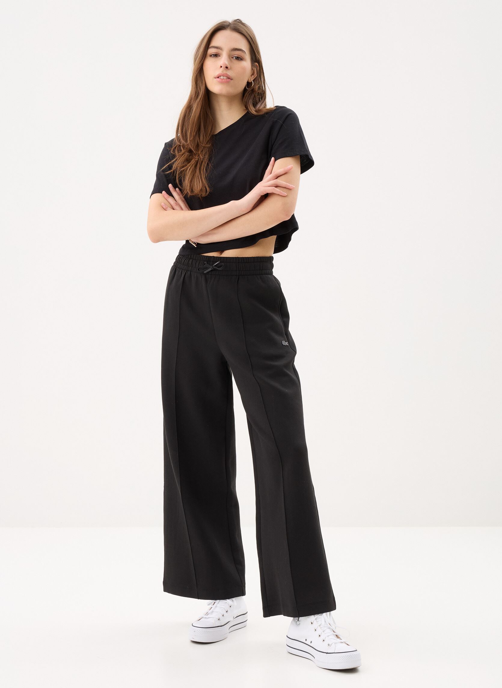 Trainingsbroeken Track Trouser XF0041 dames zwart Lacoste Trainingsbroeken Track Trouser XF0041 dames zwart NOIR