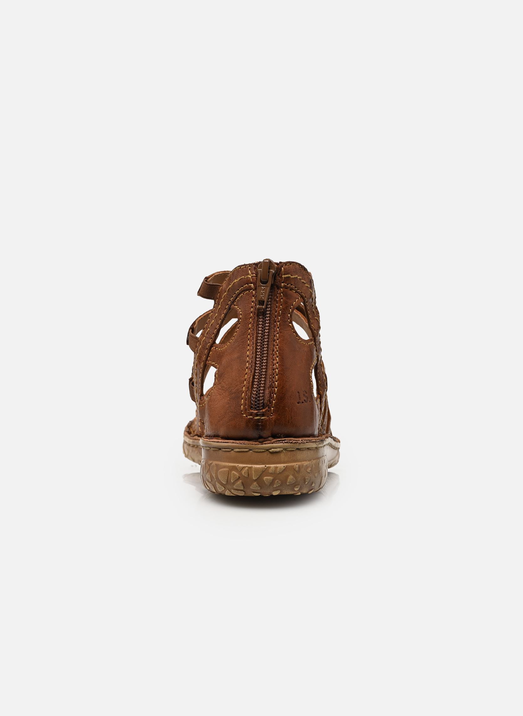 Platte sandalen Ivy 06 dames bruin Josef Seibel Platte sandalen Ivy 06 dames bruin CASTAGNE
